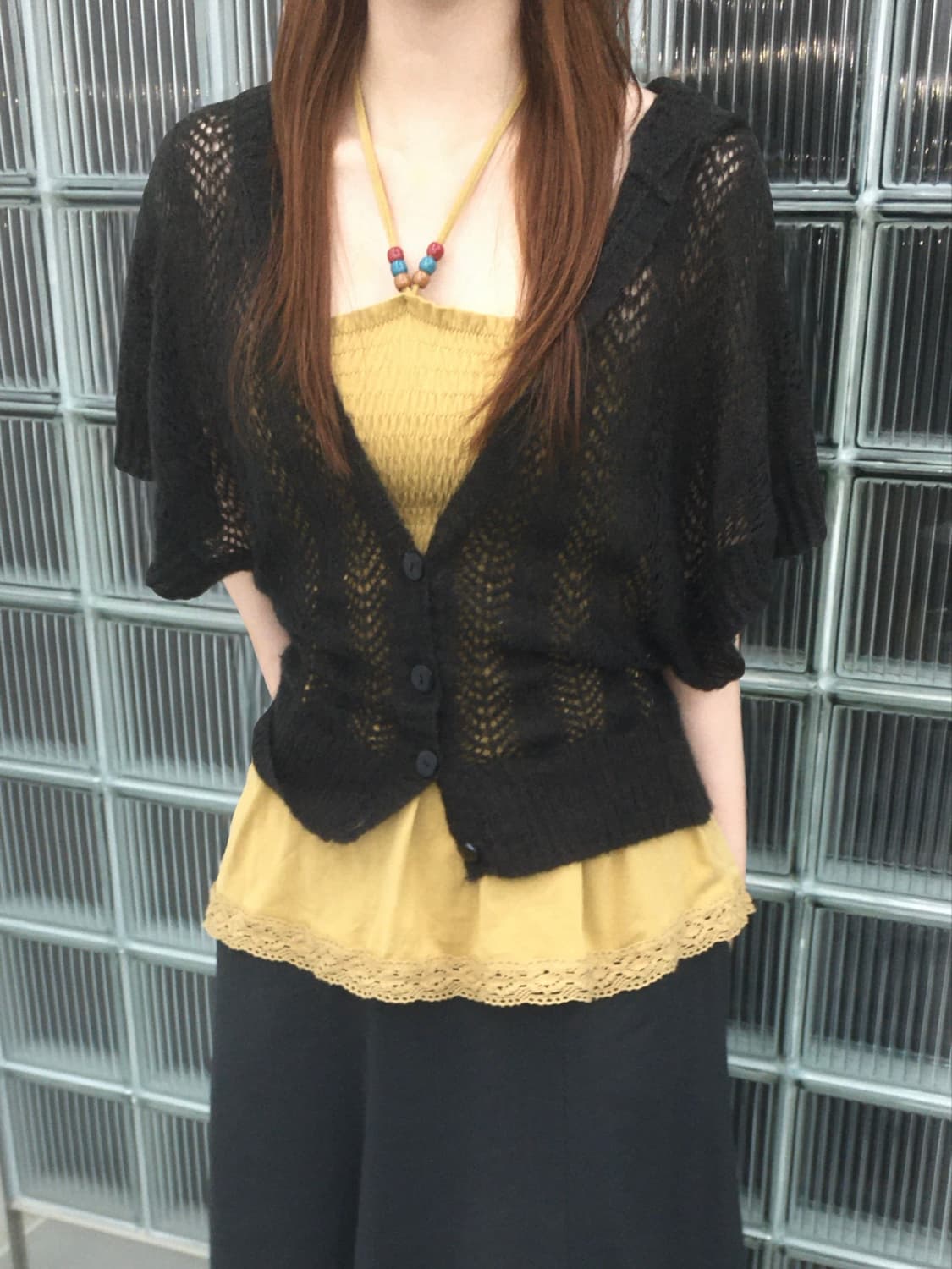 Smocked Halterneck Top 상품이미지1