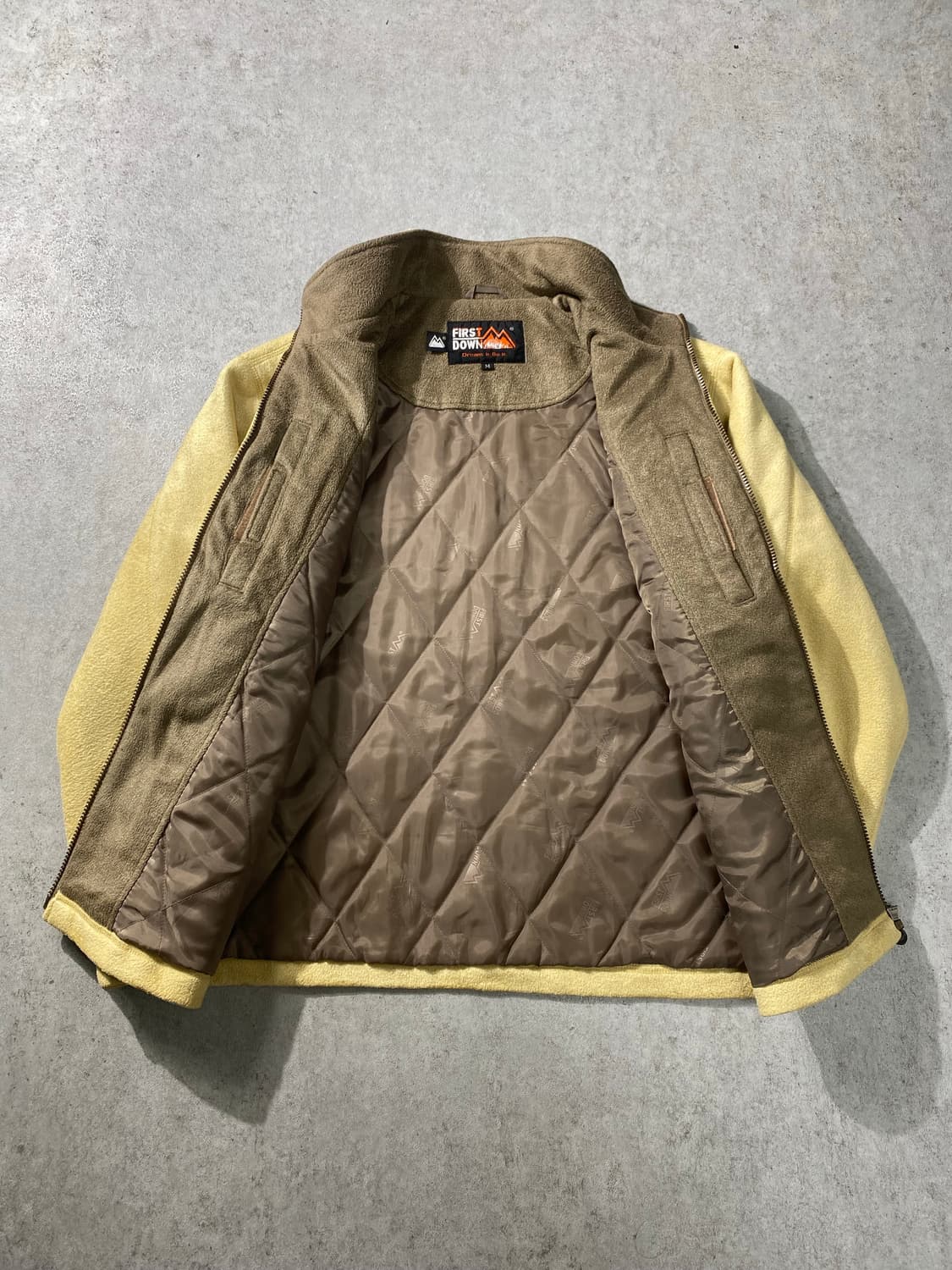 [M] 90s First Down 퍼스트다운 USA 플리스 집업 자켓 상품이미지4