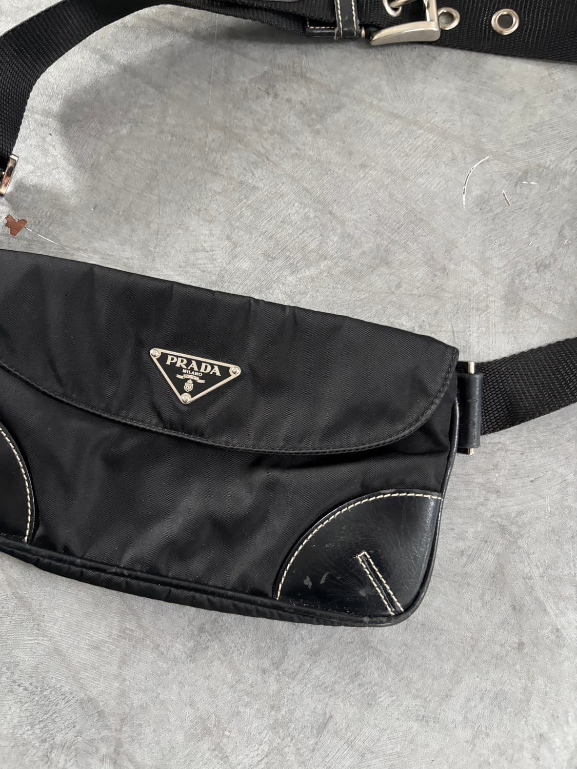 Prada 프라다 포코노 나일론 웨이스트 백  상품이미지4