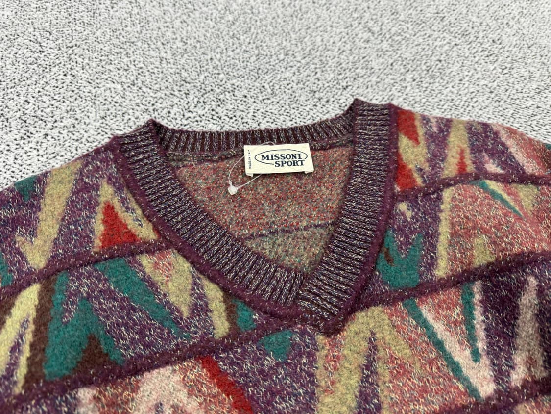 미쏘니 울혼방 헤비 브이넥니트 상품이미지3