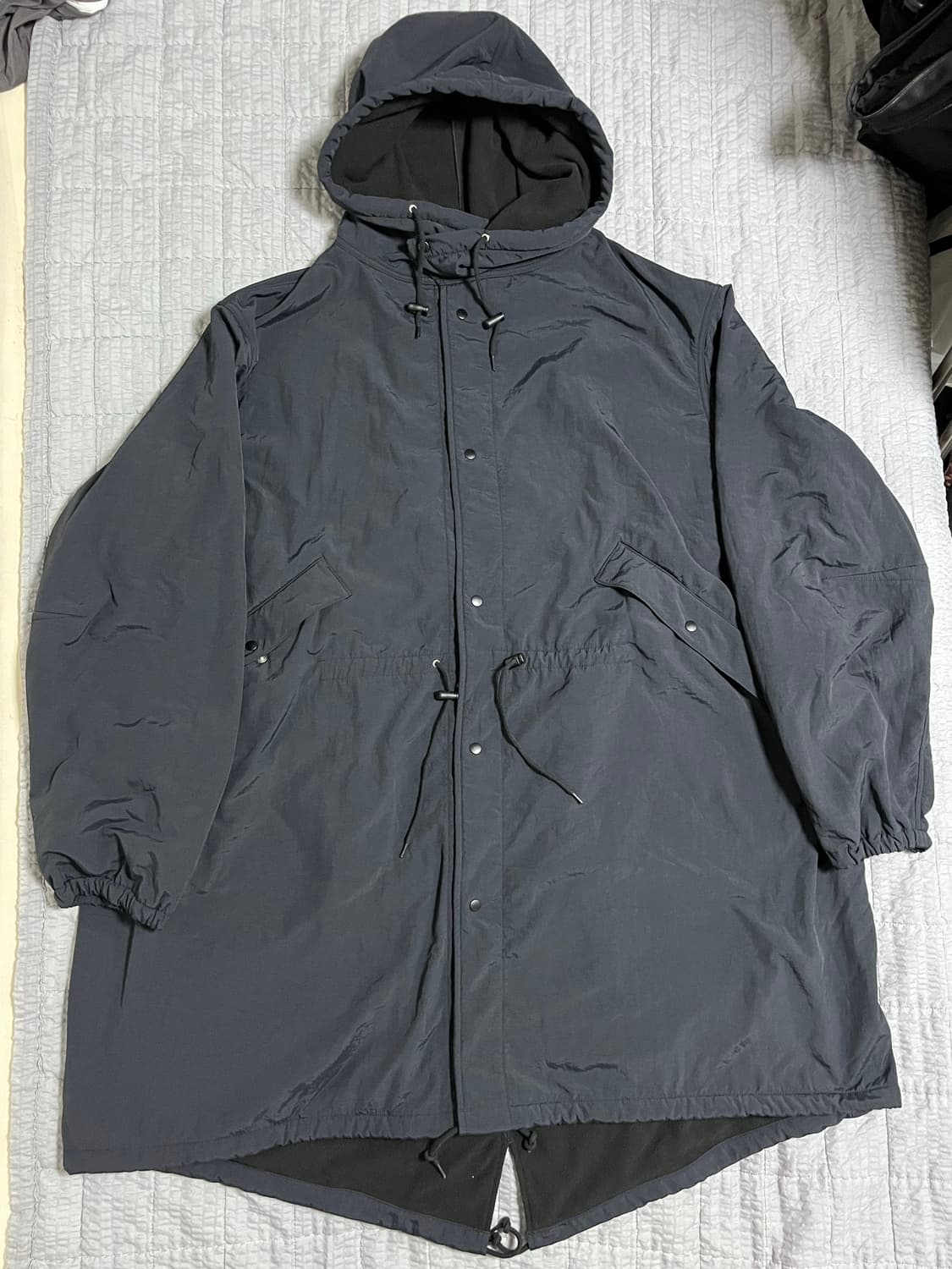UNUSED 언유즈드 나일론 후드 코트 4SIZE 상품이미지1