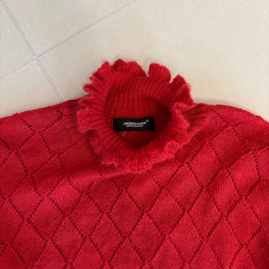 언더커버 준 타카하야시 프릴 니트 상품이미지3