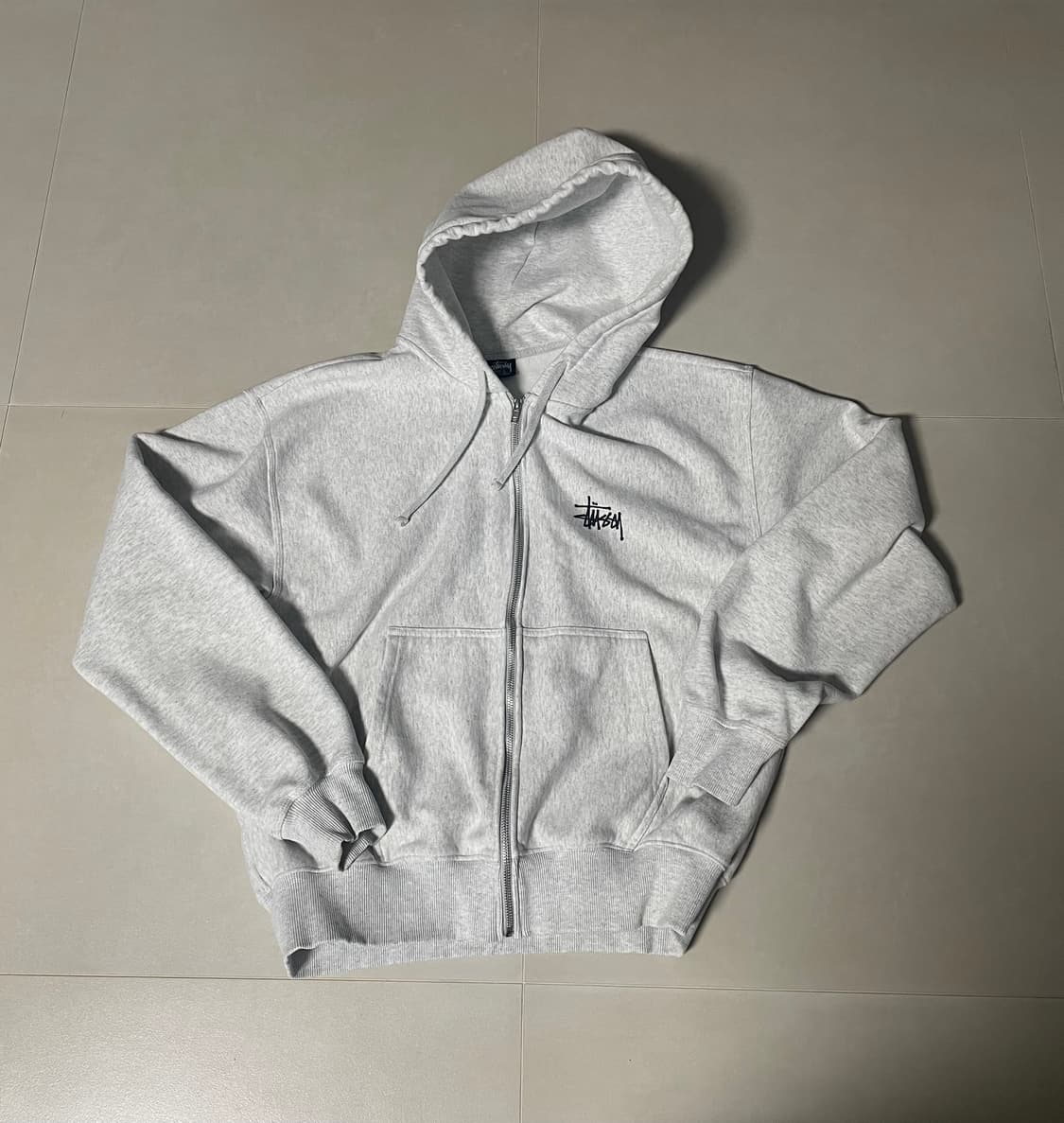 스투시 후드집업 애쉬헤더 (L) 상품이미지1