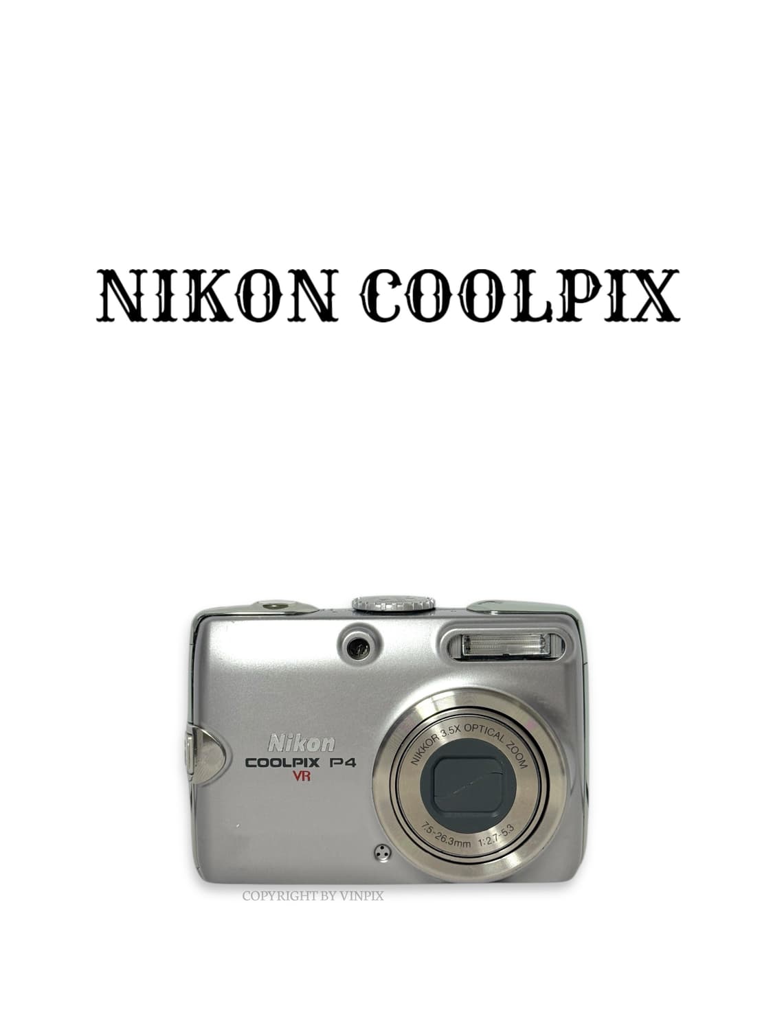 니콘 쿨픽스 P4(coolpix p4) 빈티지 디지털 카메라 디카 상품이미지1