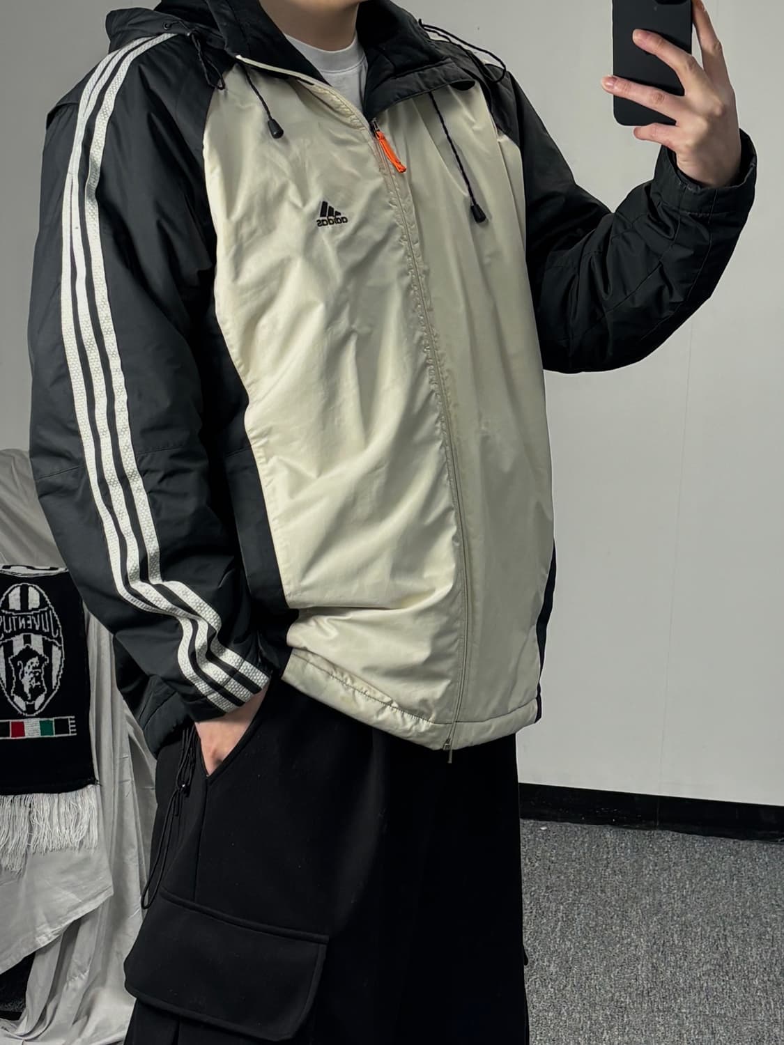 아디다스 올드스쿨 누빔 점퍼 패딩 상품이미지2