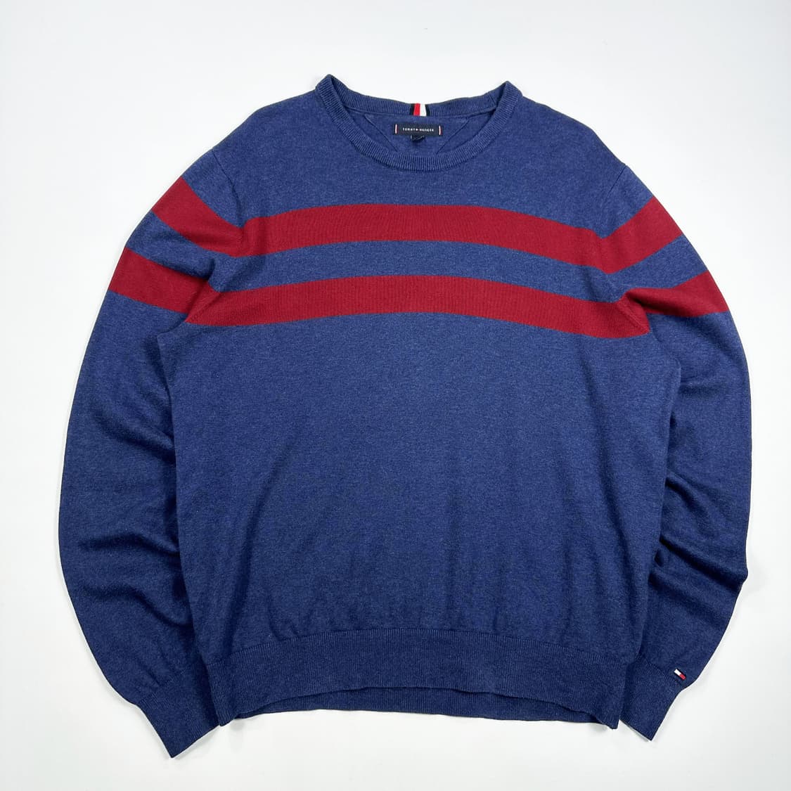 타미힐피거 플래그 스트라이프 니트 (XL) 상품이미지2