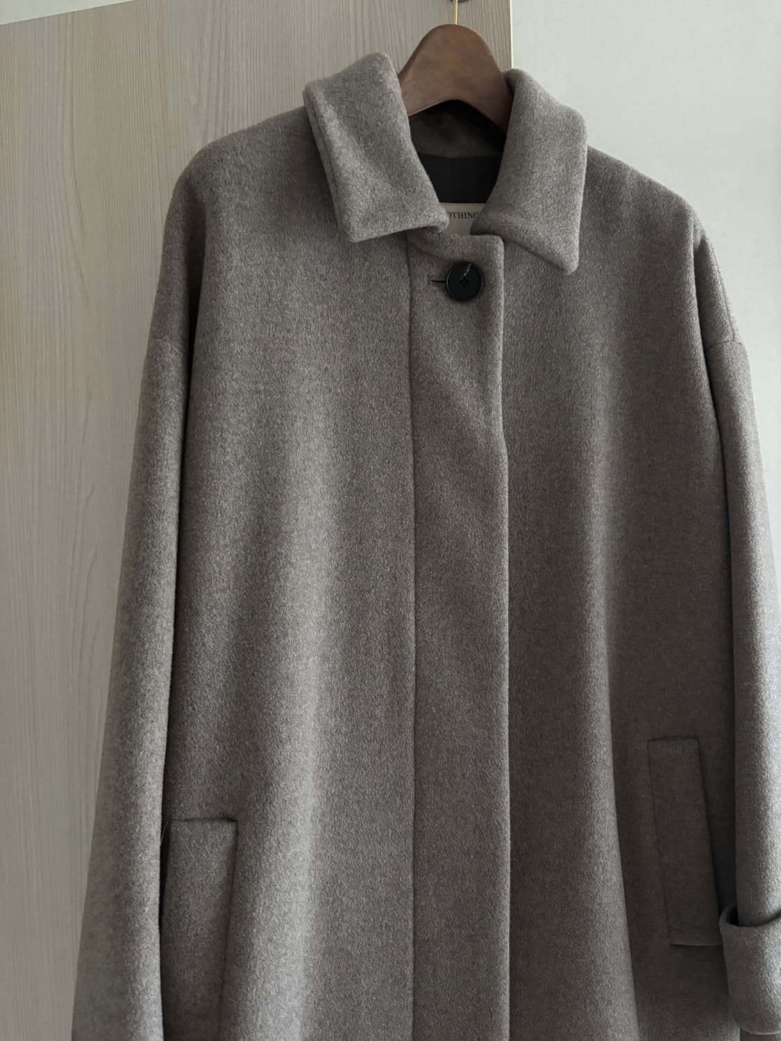 Nothing written 낫띵리튼 램스울 캐시미어 코트판매합니다 상품이미지2