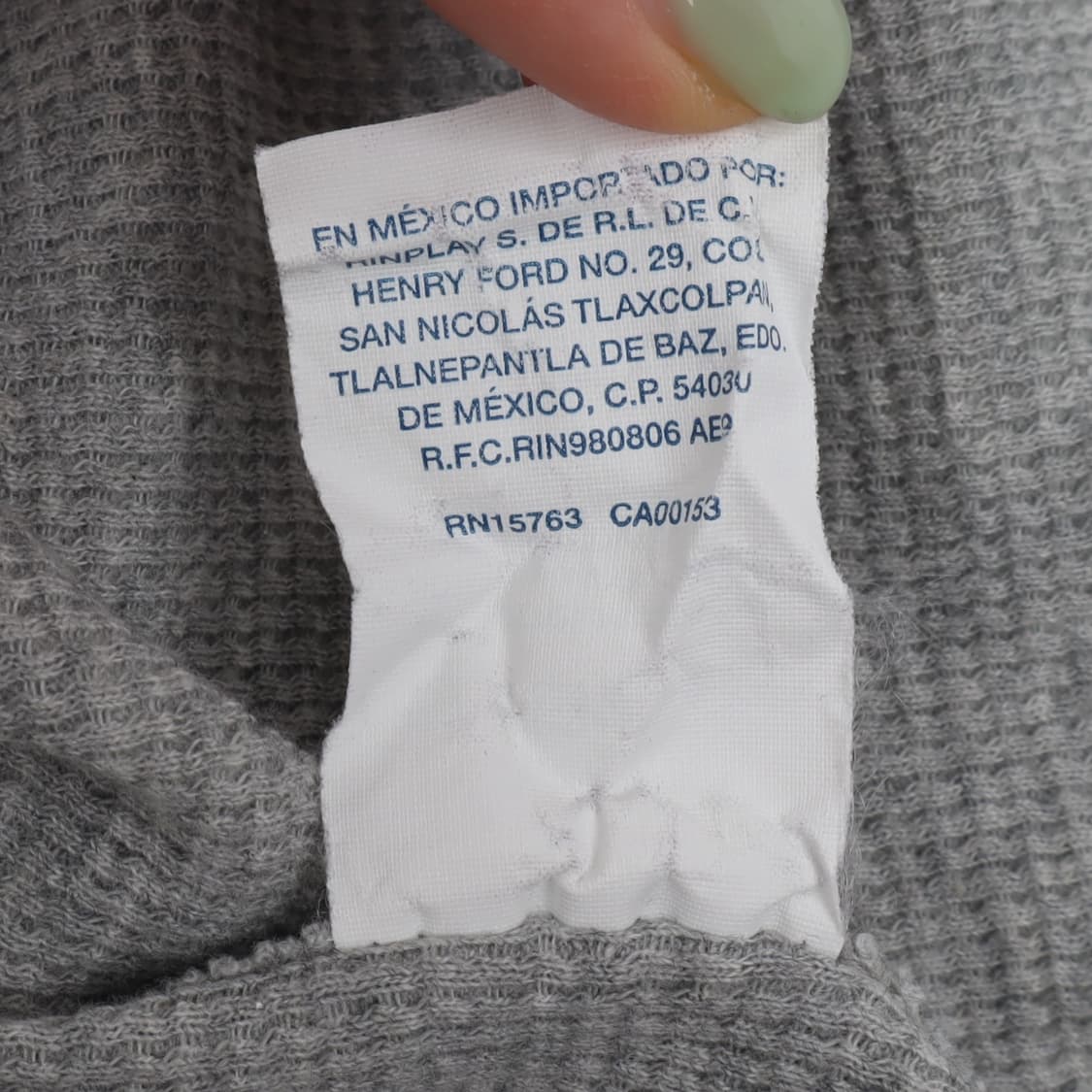 폴로 랄프로렌 그레이 와플 티셔츠 상품이미지10