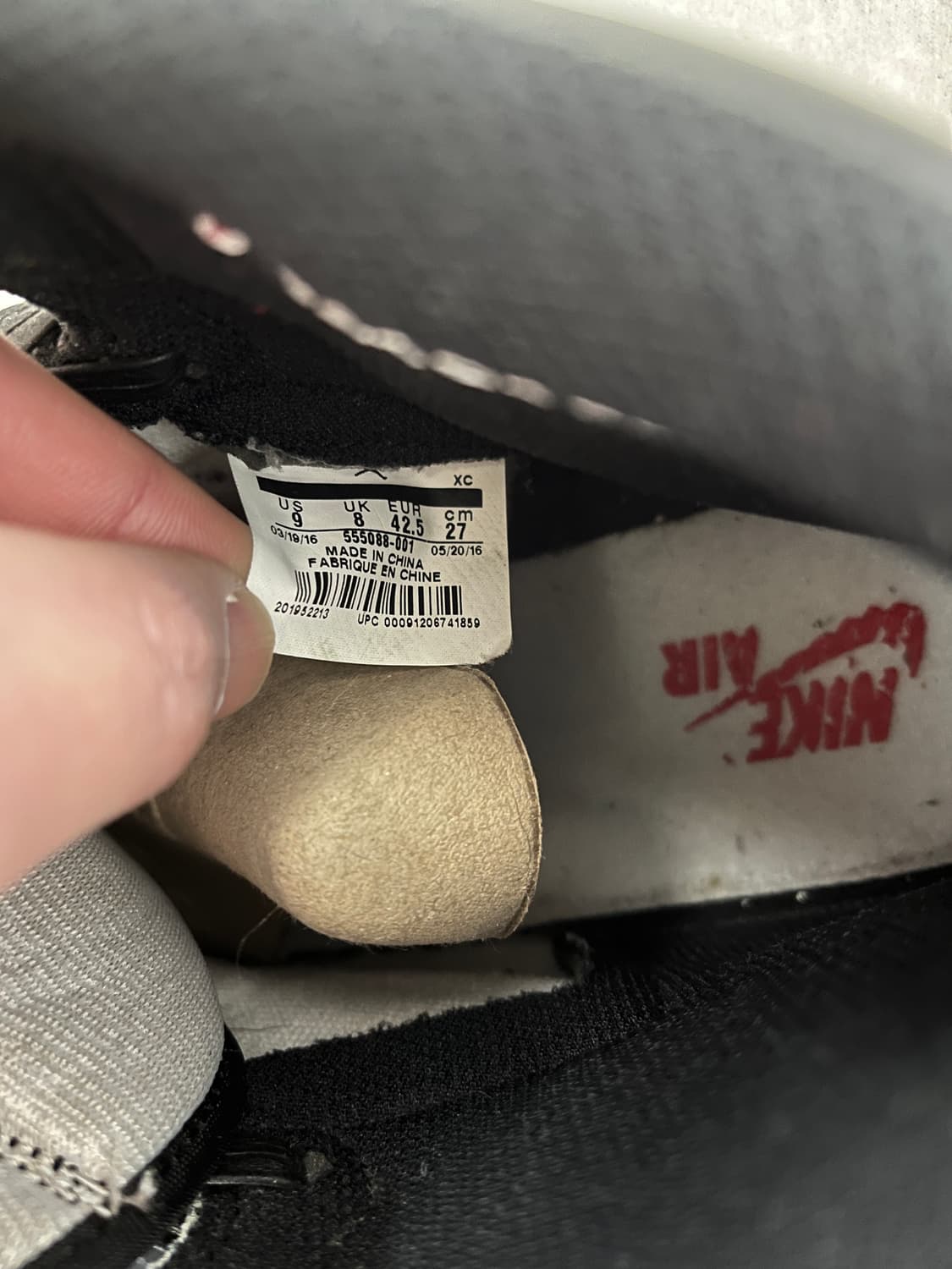 2016 조던 1 브레드 상품이미지8