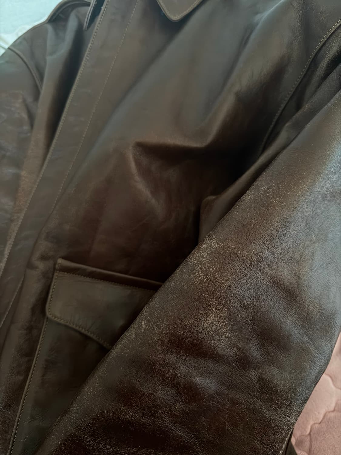 디아프바인 a2 말가죽 자켓 3xl 상품이미지3