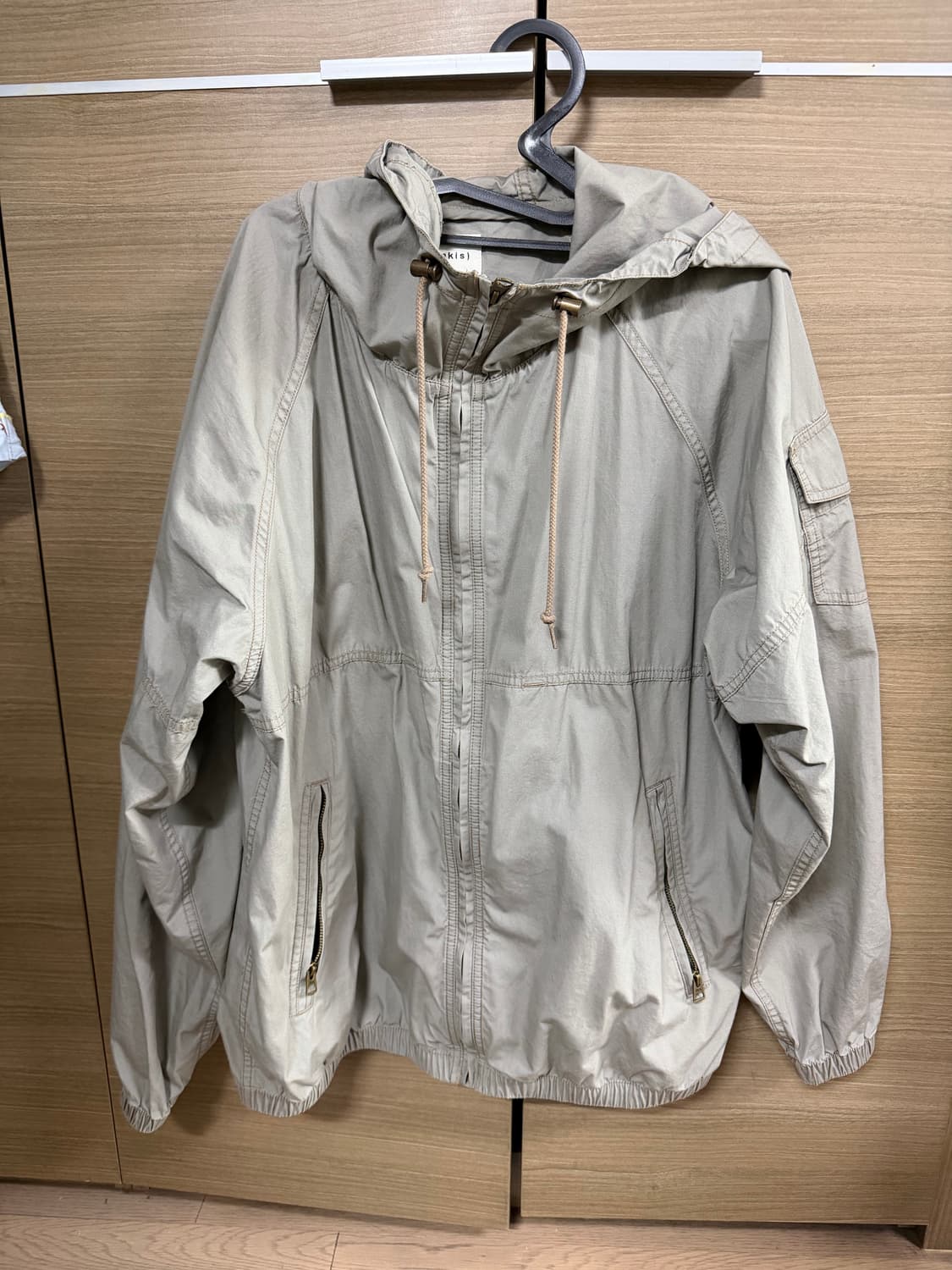 카키스 바람막이 그레이 m(2)사이즈 상품이미지1