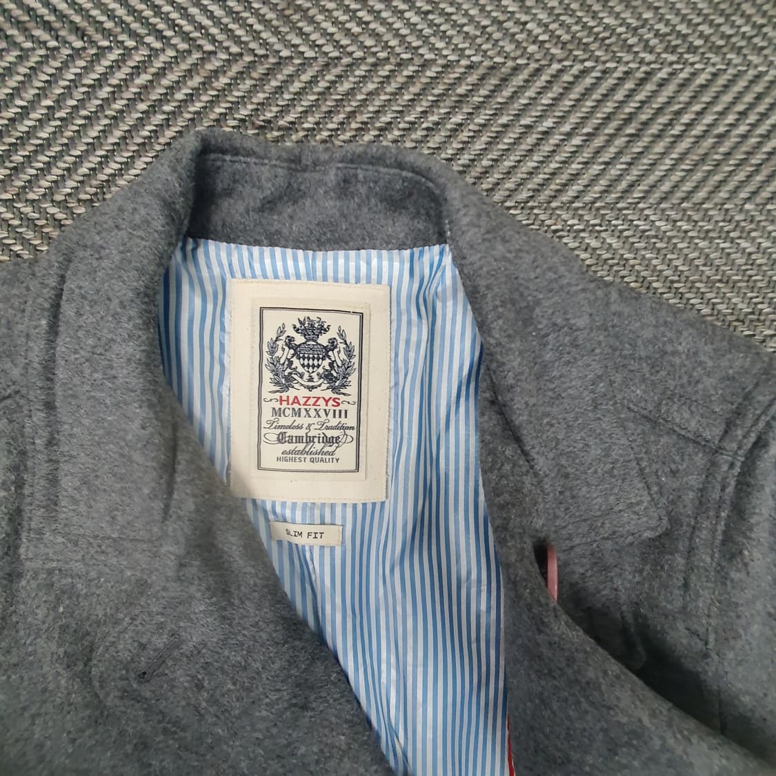 헤지스 더블버튼 울 자켓 남자105 상품이미지7