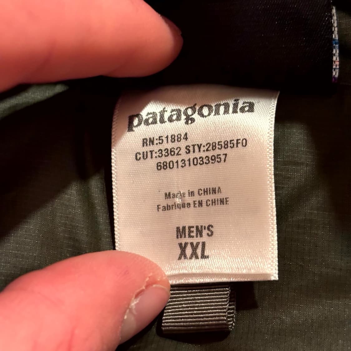 파타고니아 배터시 경량패딩 올리브그린 상품이미지4