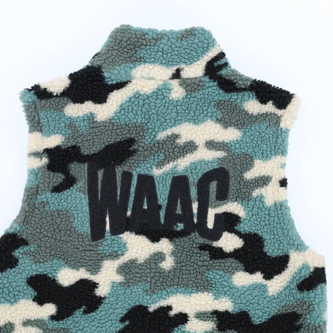 [2] 왁 WAAC 골프 밀리터리 플리스 방풍 조끼 집업 자켓 N6892 상품이미지3