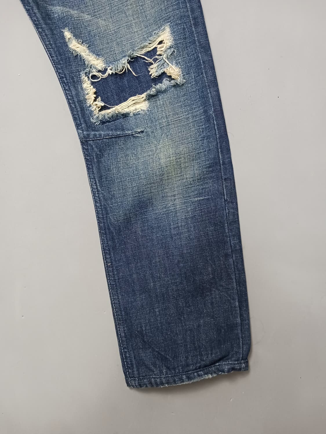 [33] 피에르발망 데미지 리페어진 청바지 상품이미지5