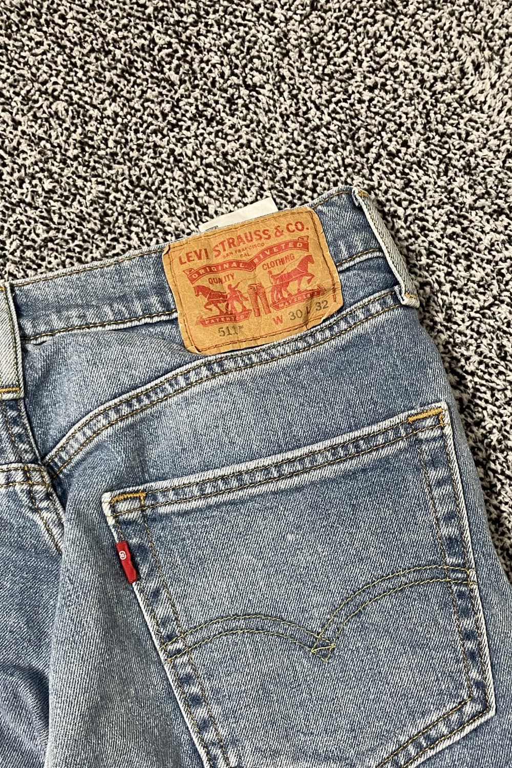 빈티지9. 리바이스 511 슬림핏 워시드 진 데님팬츠 청바지 상품이미지3