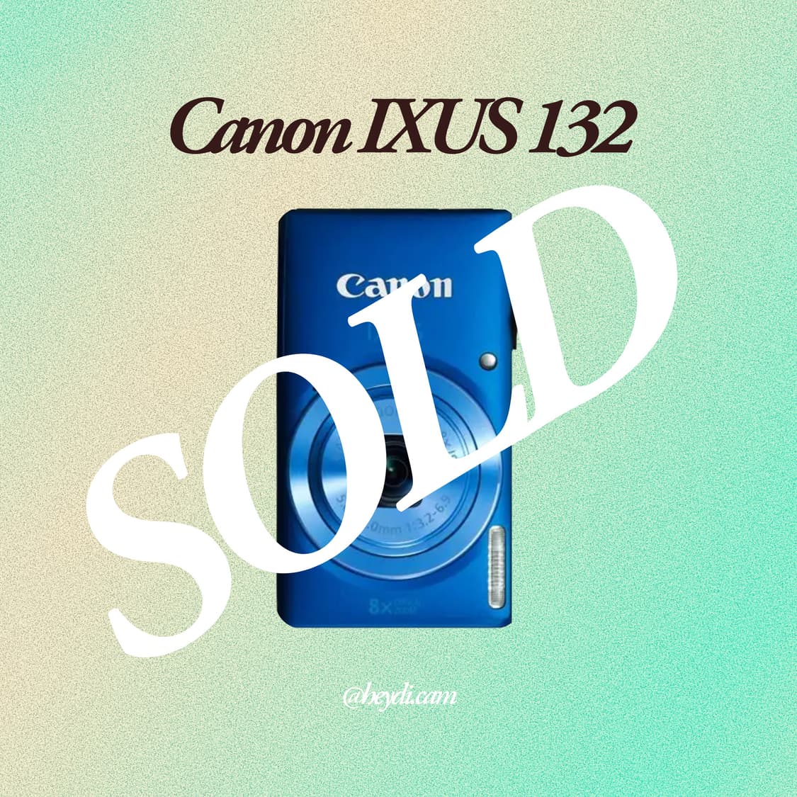 (헤일리 비버 하음) 캐논 ixus132 ixy90f 블루 상품이미지1