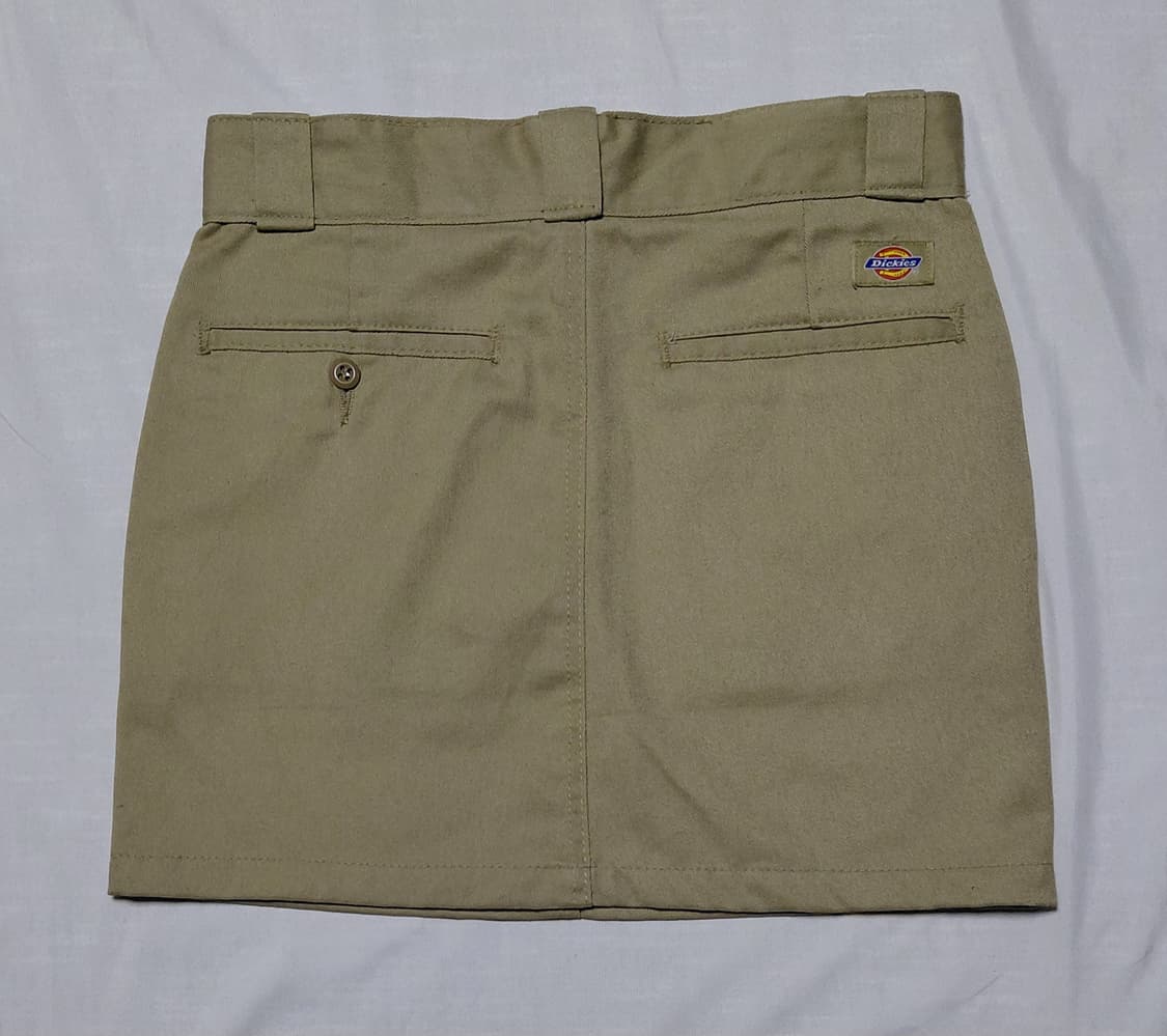 디키즈(Dickies) 874 리메이크 워크 미니스커트 (베이지) 상품이미지7