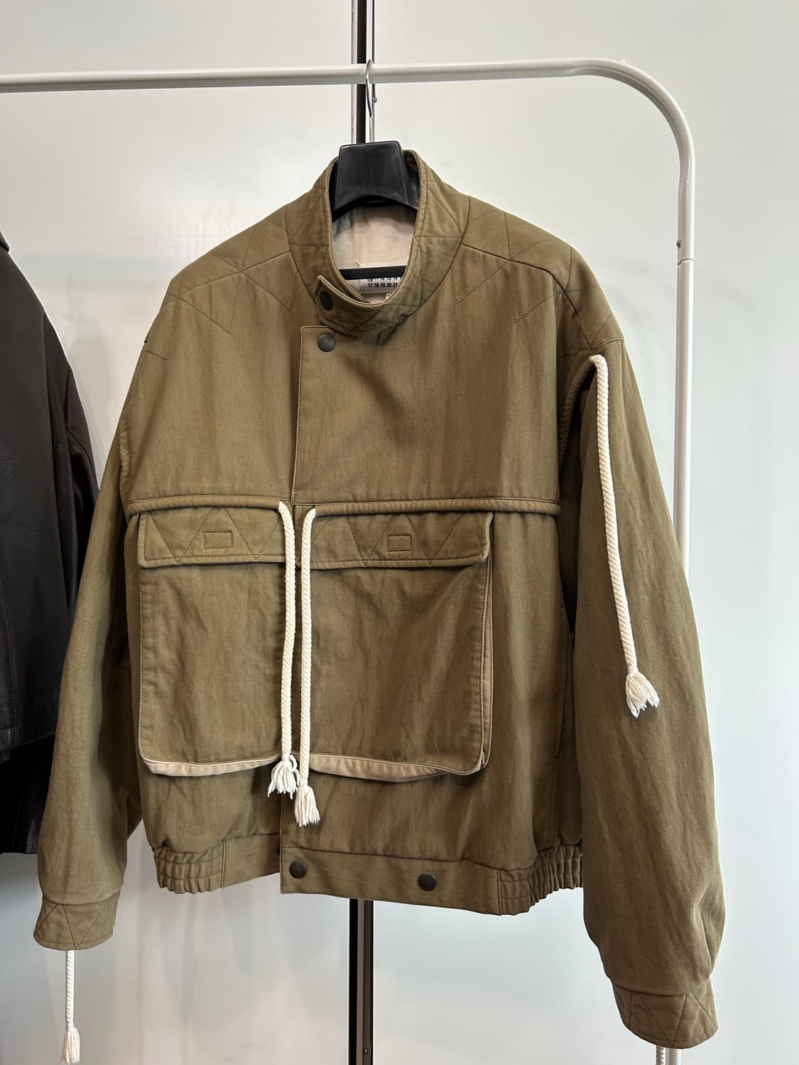 마르지엘라 스트링 장식 보머 상품이미지2