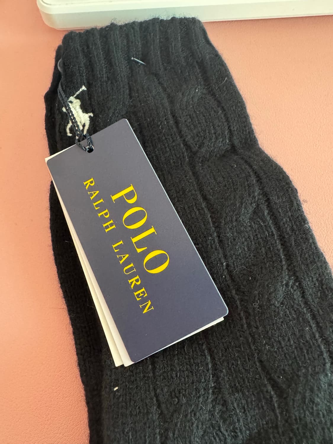 폴로 랄프 로렌 니트 울 캐시미어 장갑 상품이미지2