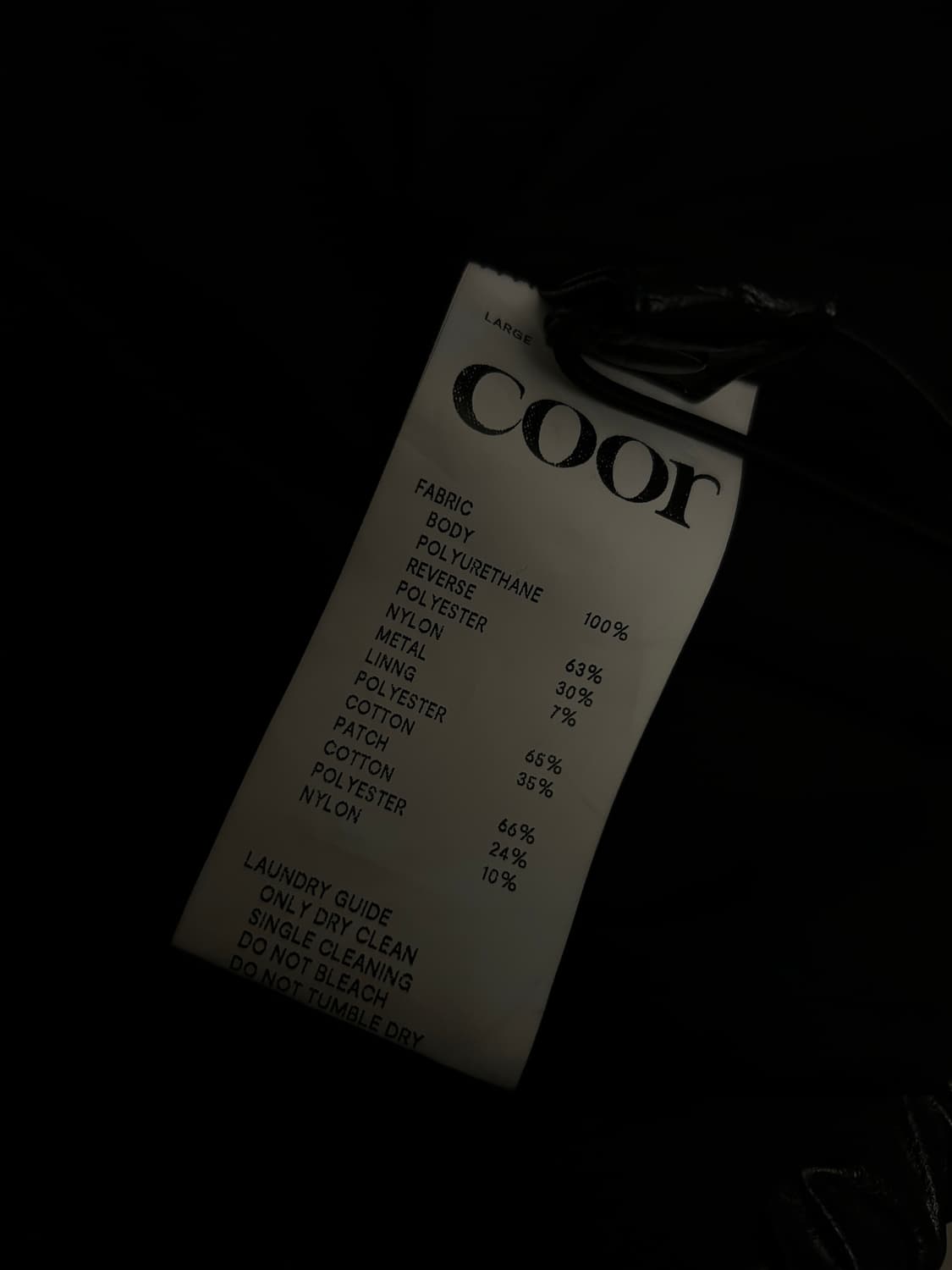 쿠어 멀티 집업 레더 블루종 상품이미지4