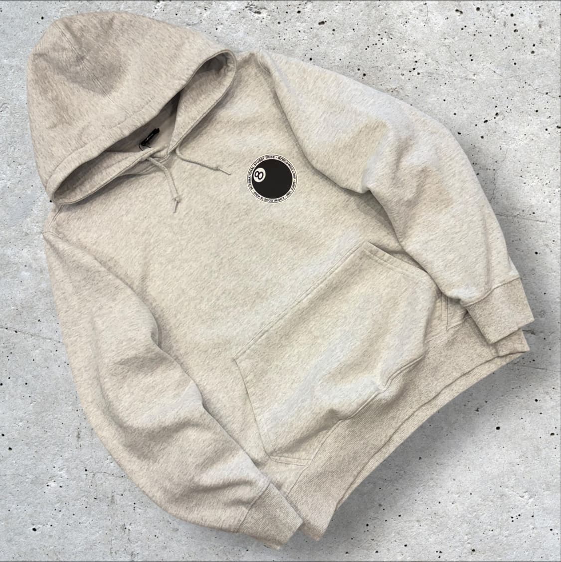 [S] 21ss 스투시 닷 8볼 후드티 그레이 B601 상품이미지2