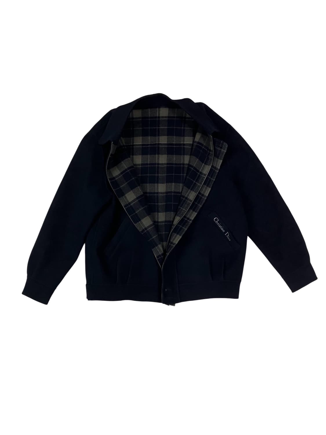 크리스찬 디올 네이비 모직 숏 코트 100 상품이미지4