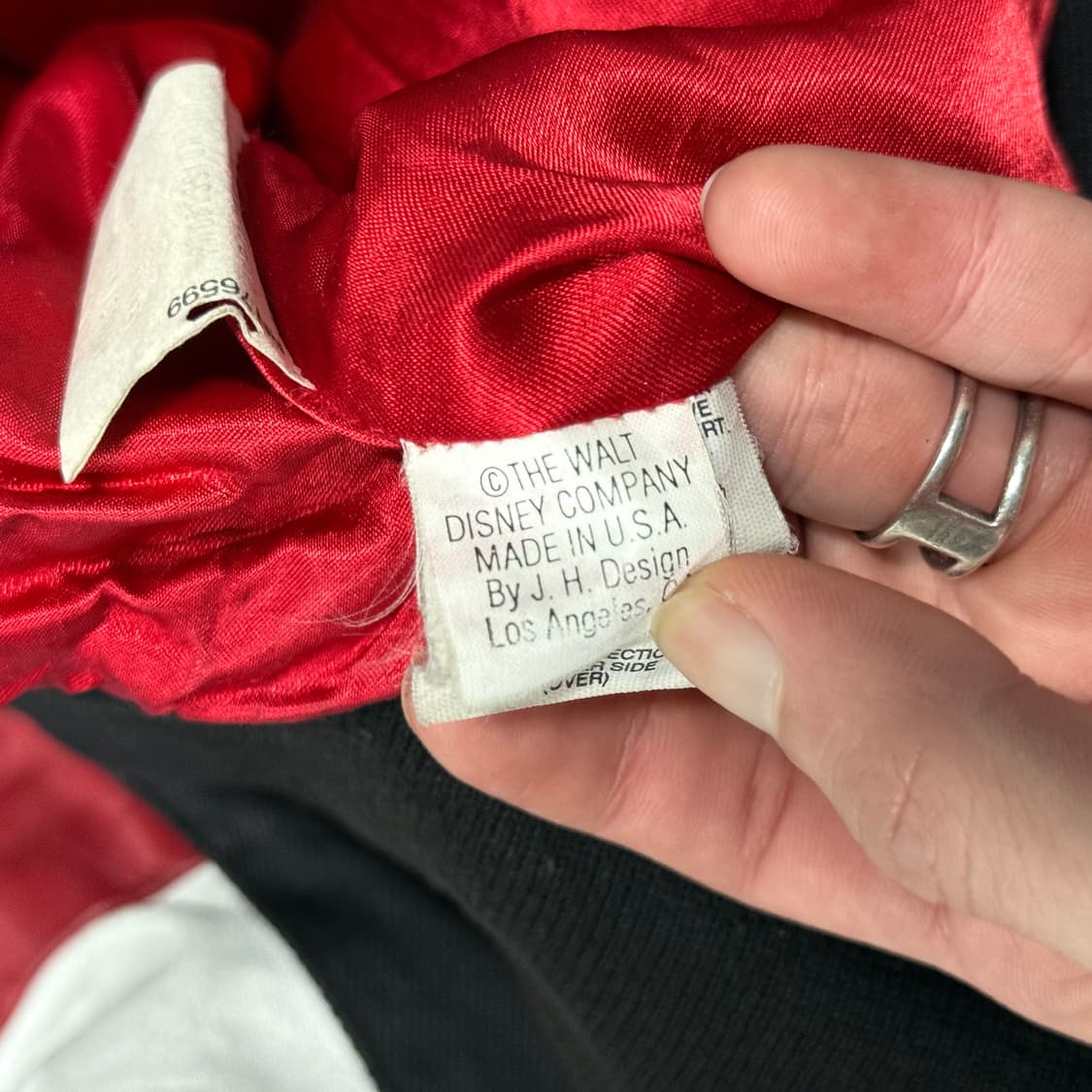 90s 제프 해밀턴 x 디즈니 올드스쿨 바시티 자켓 상품이미지10