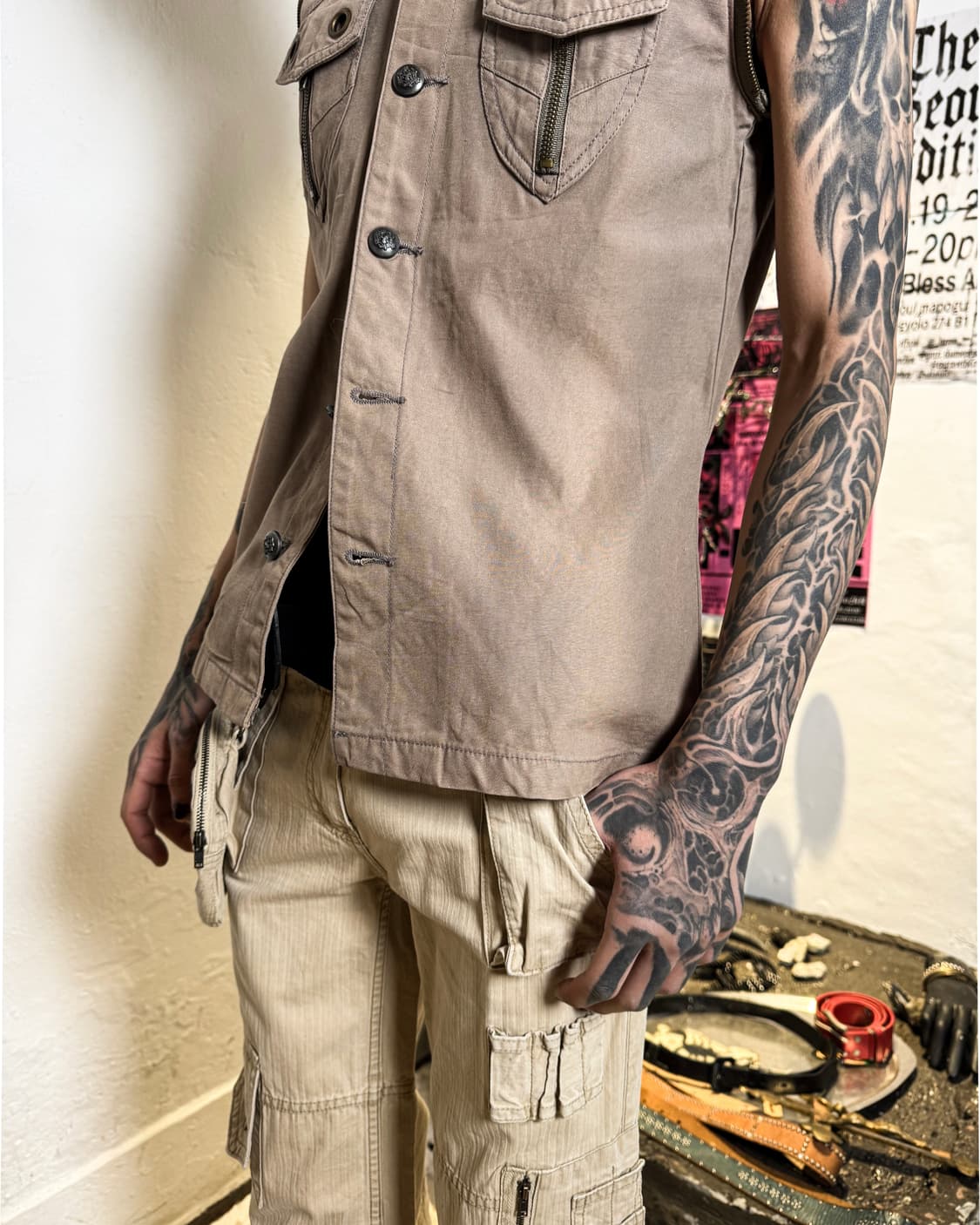 Zip Detail Shirt Jacket 상품이미지4