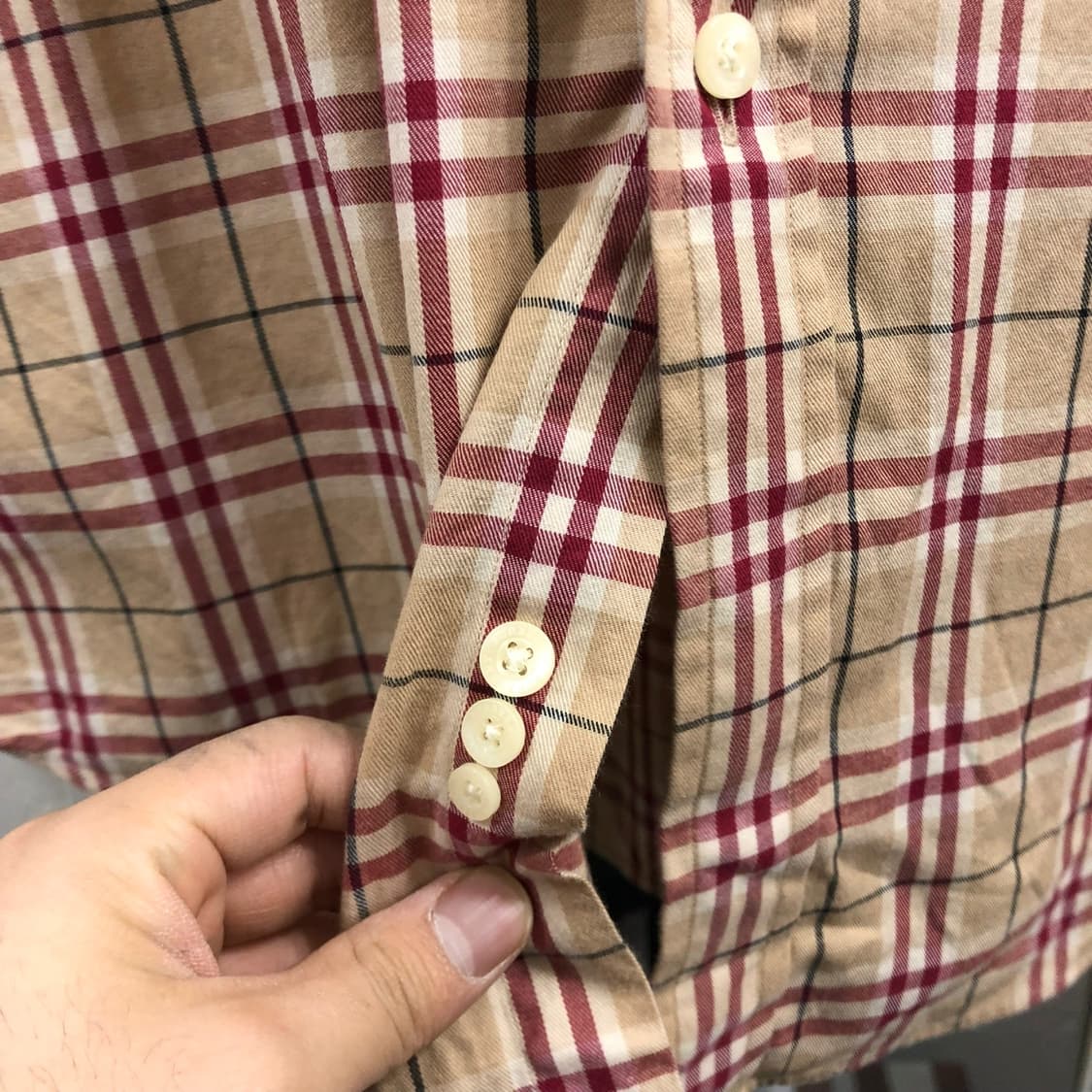 XL 버버리 노바체크 셔츠 상품이미지7