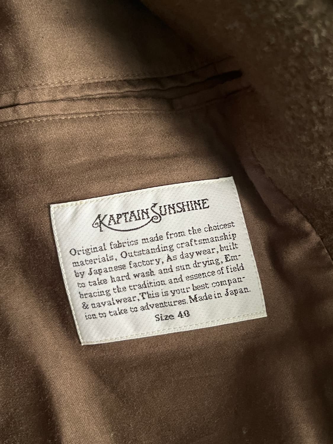 [40]캡틴선샤인 트레블러 코트 스모키 그린 상품이미지4