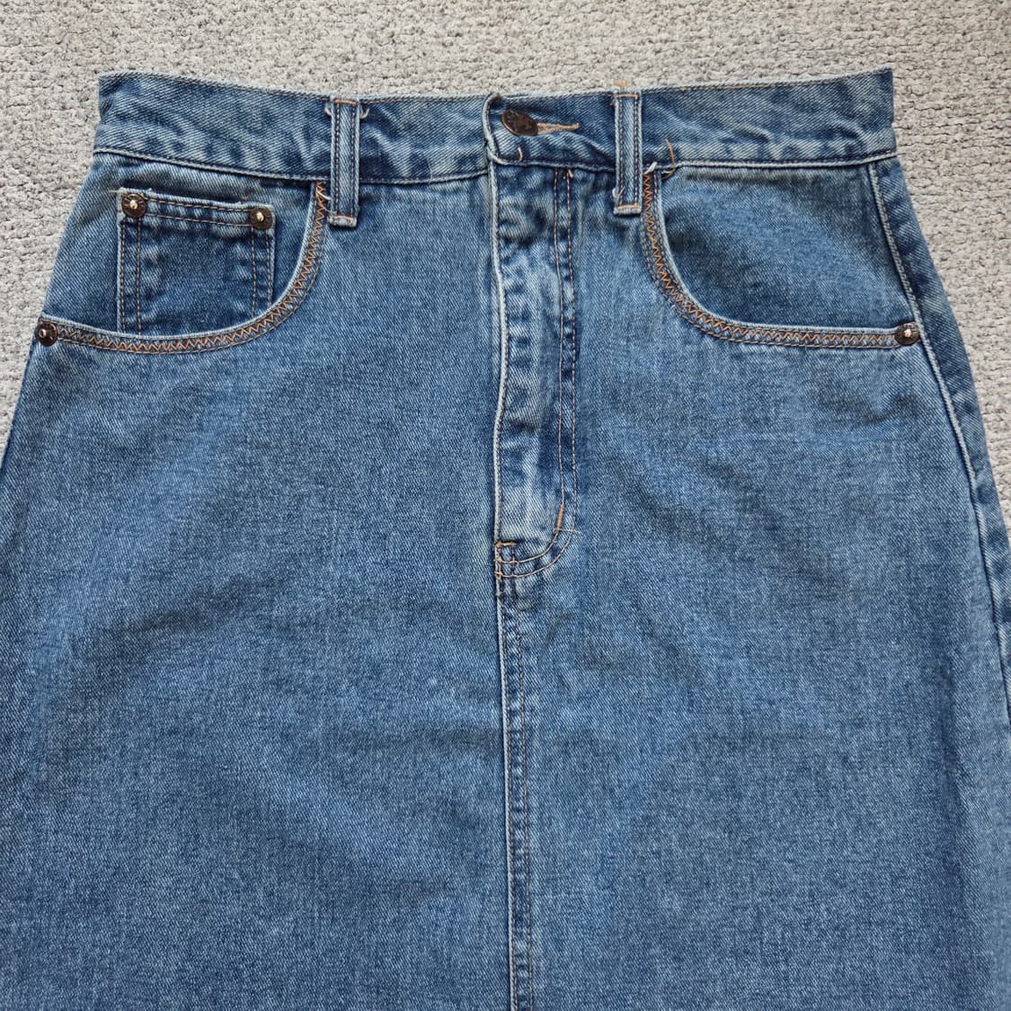 Moonsun 문선 데님 롱 스커트 25-26size 상품이미지2