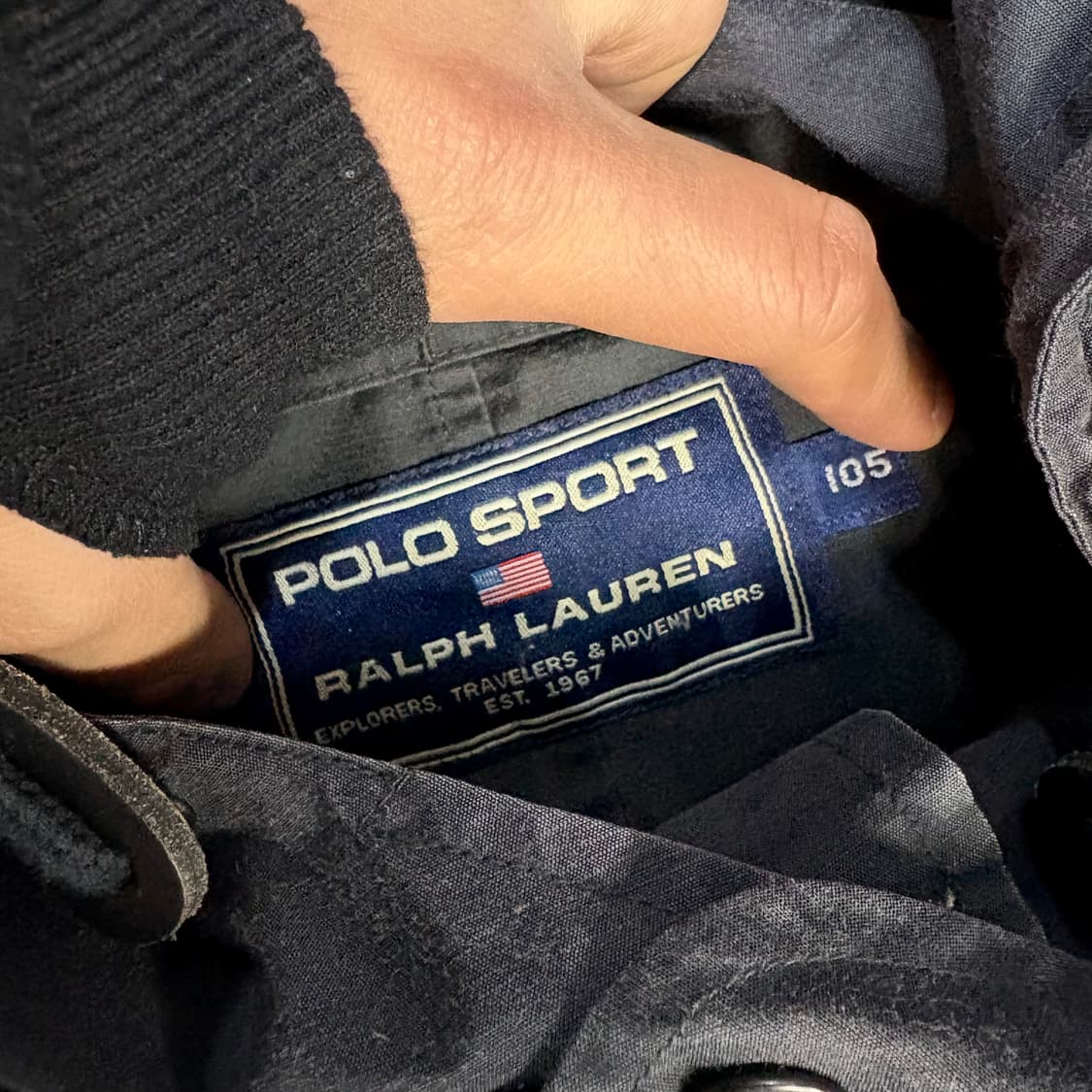 폴로 스포츠 나일론 야상 그레이 90s 105 상품이미지9