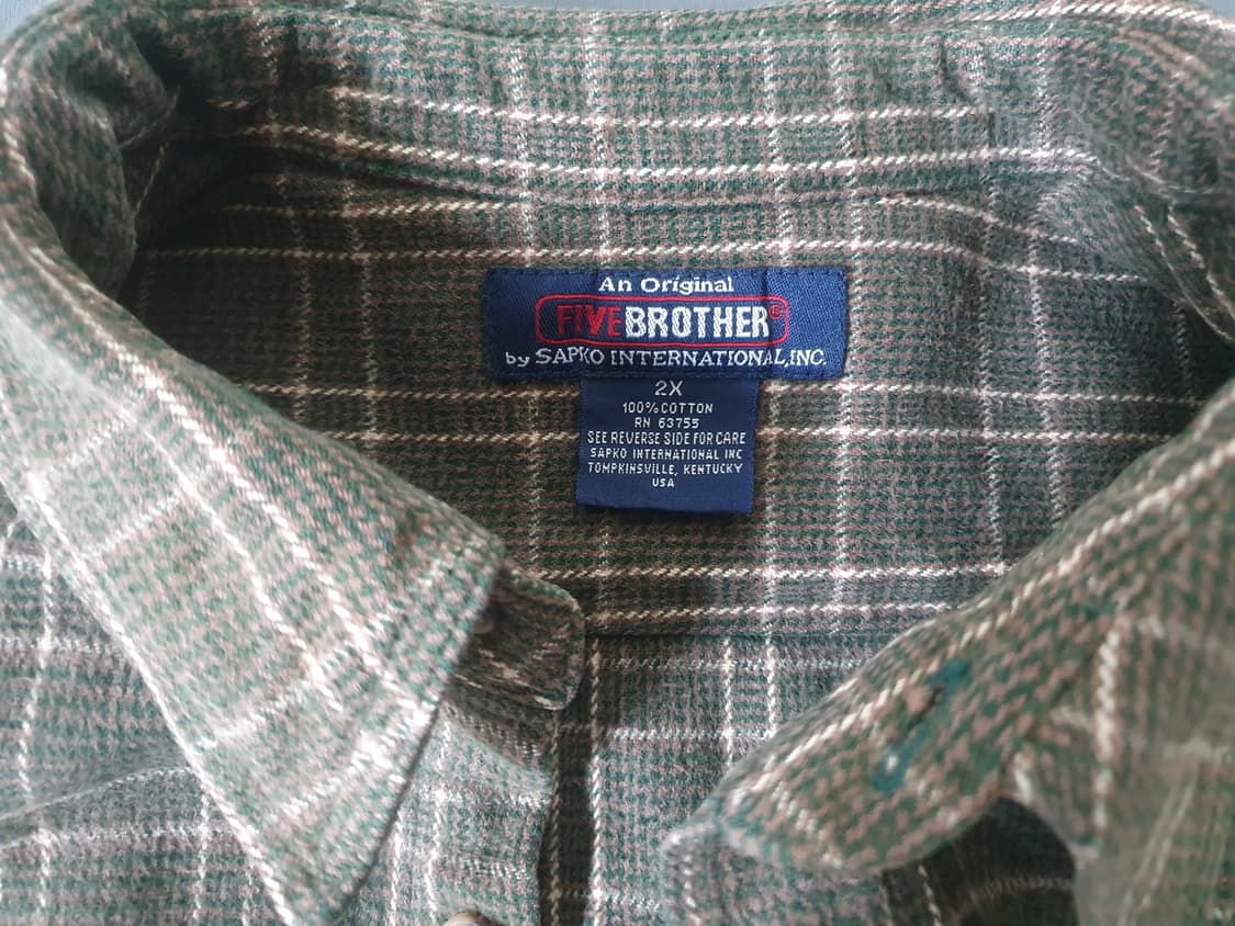 빈티지 Five brothers 셔츠(2XL) 상품이미지2
