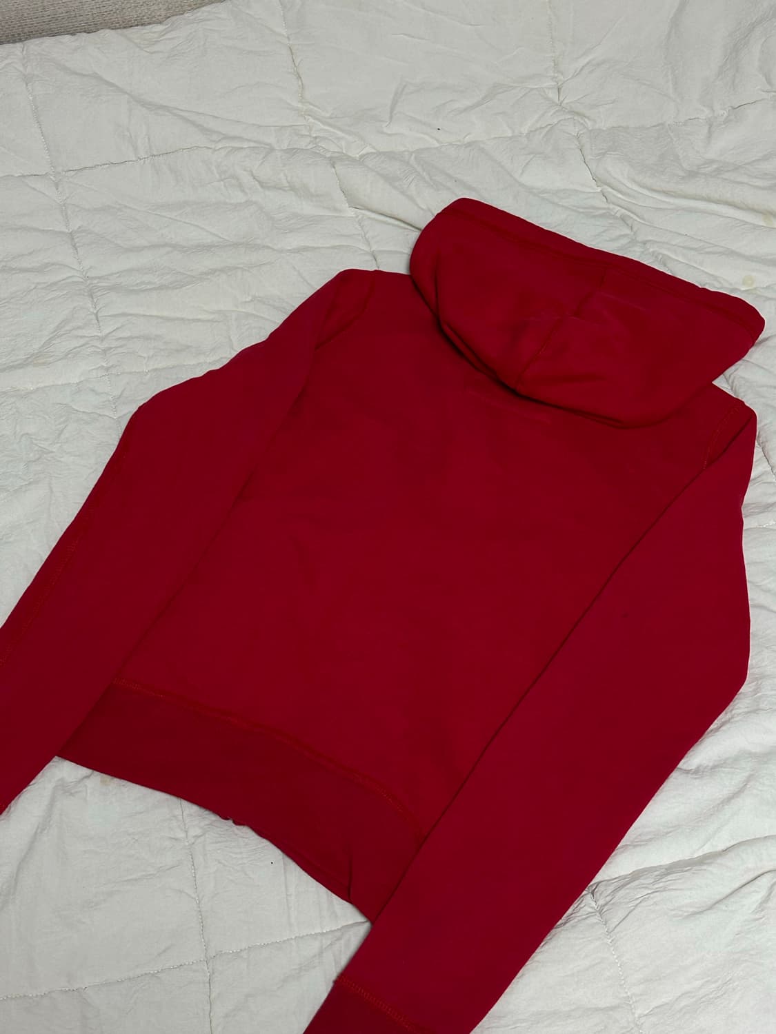 아베크롬비 레드 후드집업 스몰 여성용 상품이미지2