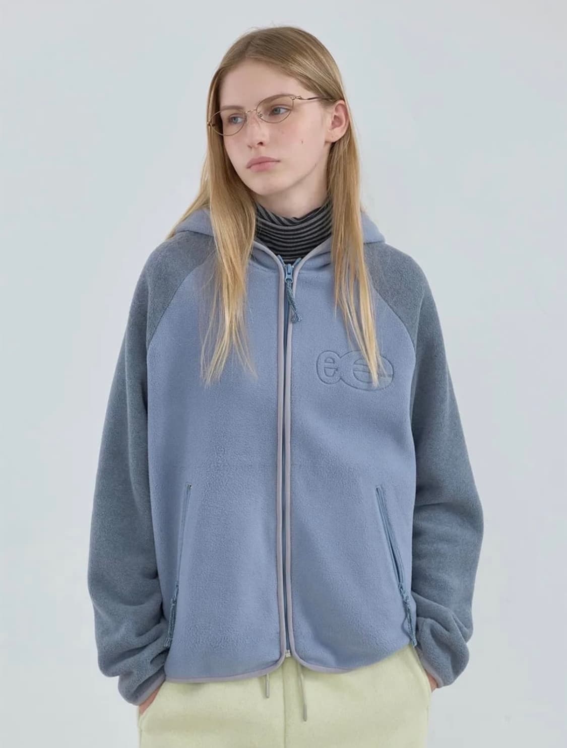 엔조블루스 플리스 집업 후디 상품이미지1