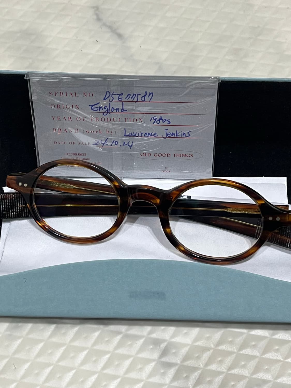 오르오르 올드굿띵 Lawrence Jenkins 안경 상품이미지1
