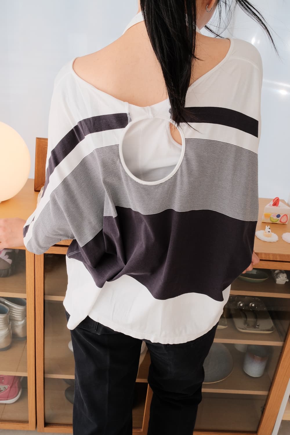 Halter neck layered top 상품이미지1