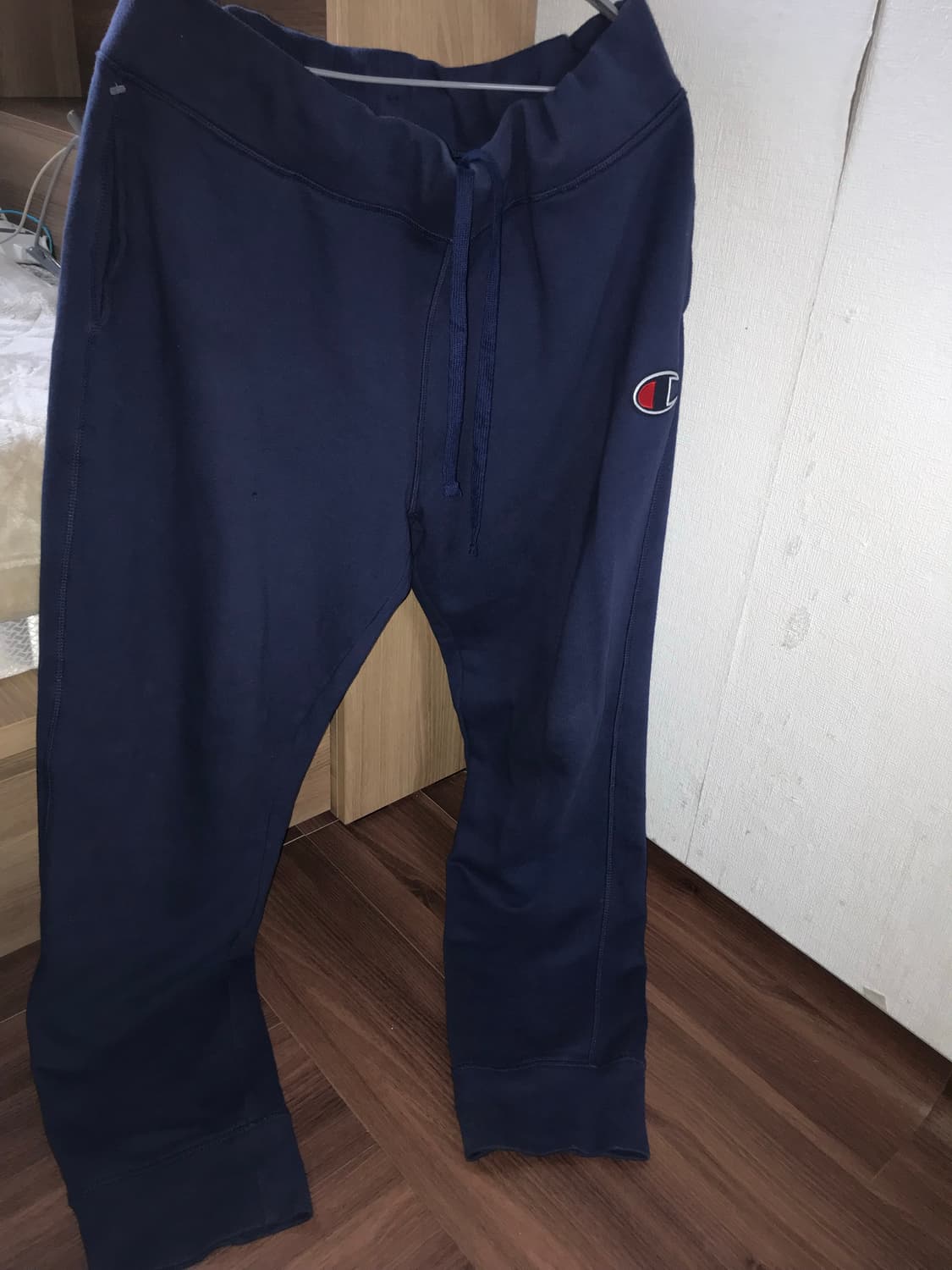 챔피온 벌룬 와이드 스웨드팬츠 츄바 핀터깔 상품이미지1