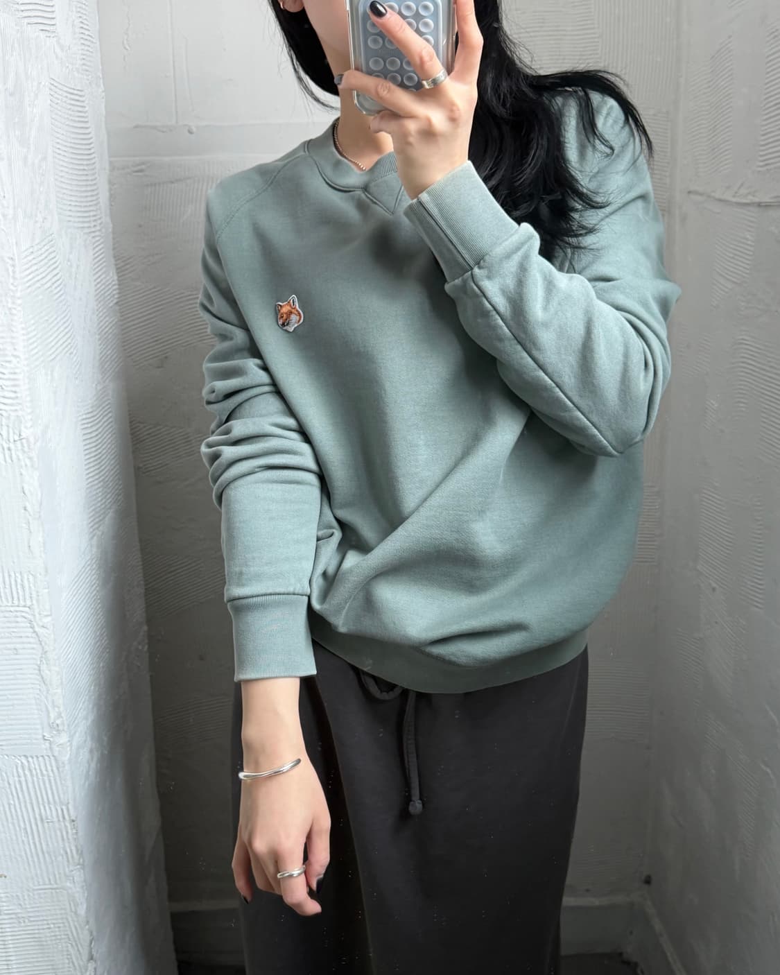 Maison Kitsune 메종키츠네 폭스패치 맨투맨 상품이미지9