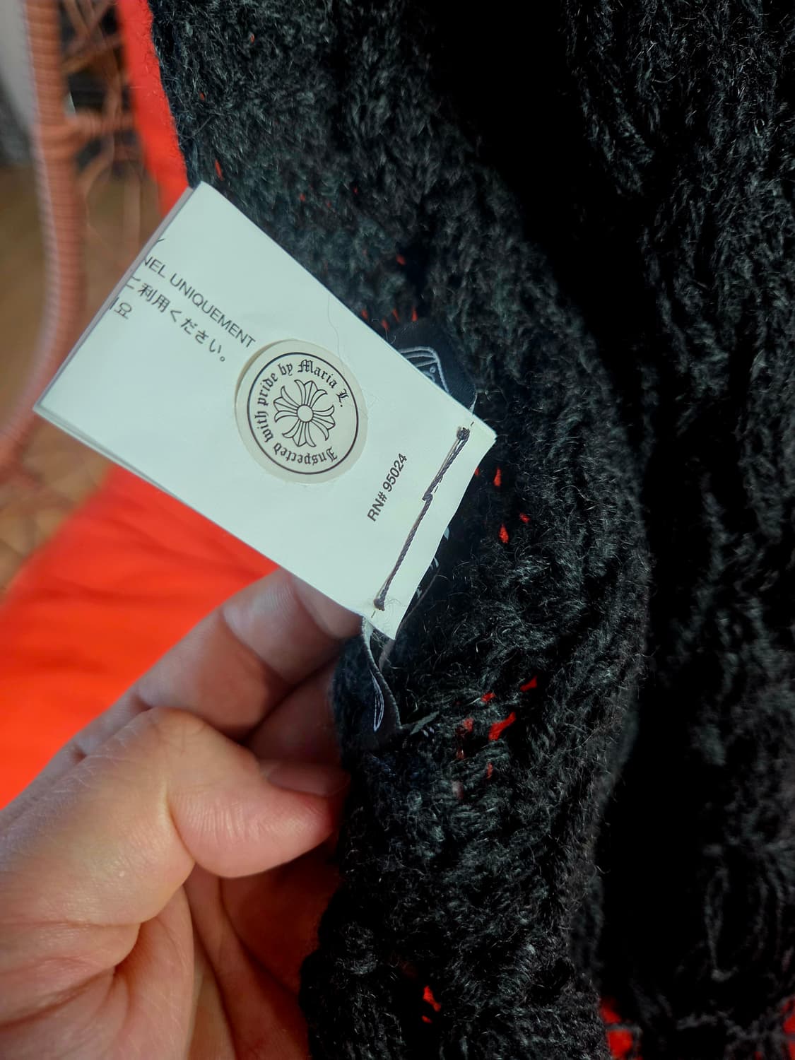 크롬하츠 정품 목도리(100%캐시미어) 상품이미지6