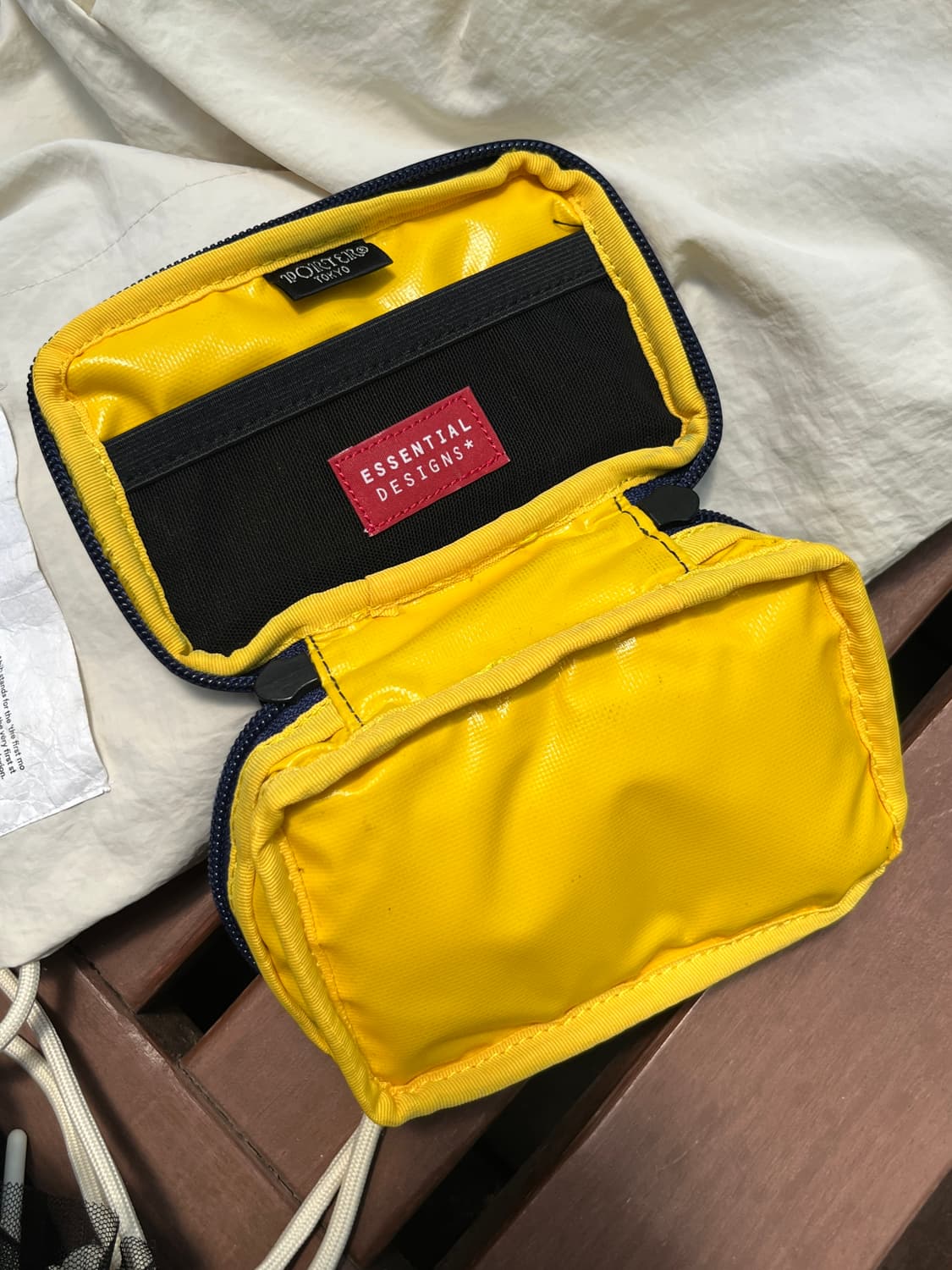 Porter x Essential Design 포터 메쉬 파우치 지갑 상품이미지9