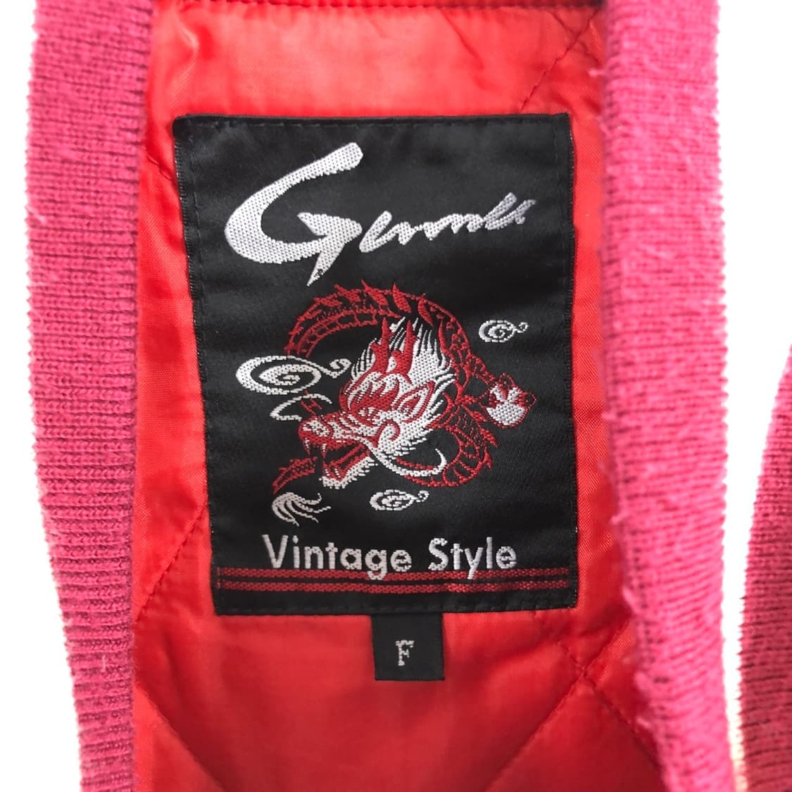 빈티지 사틴 자수 스카쟌 상품이미지6