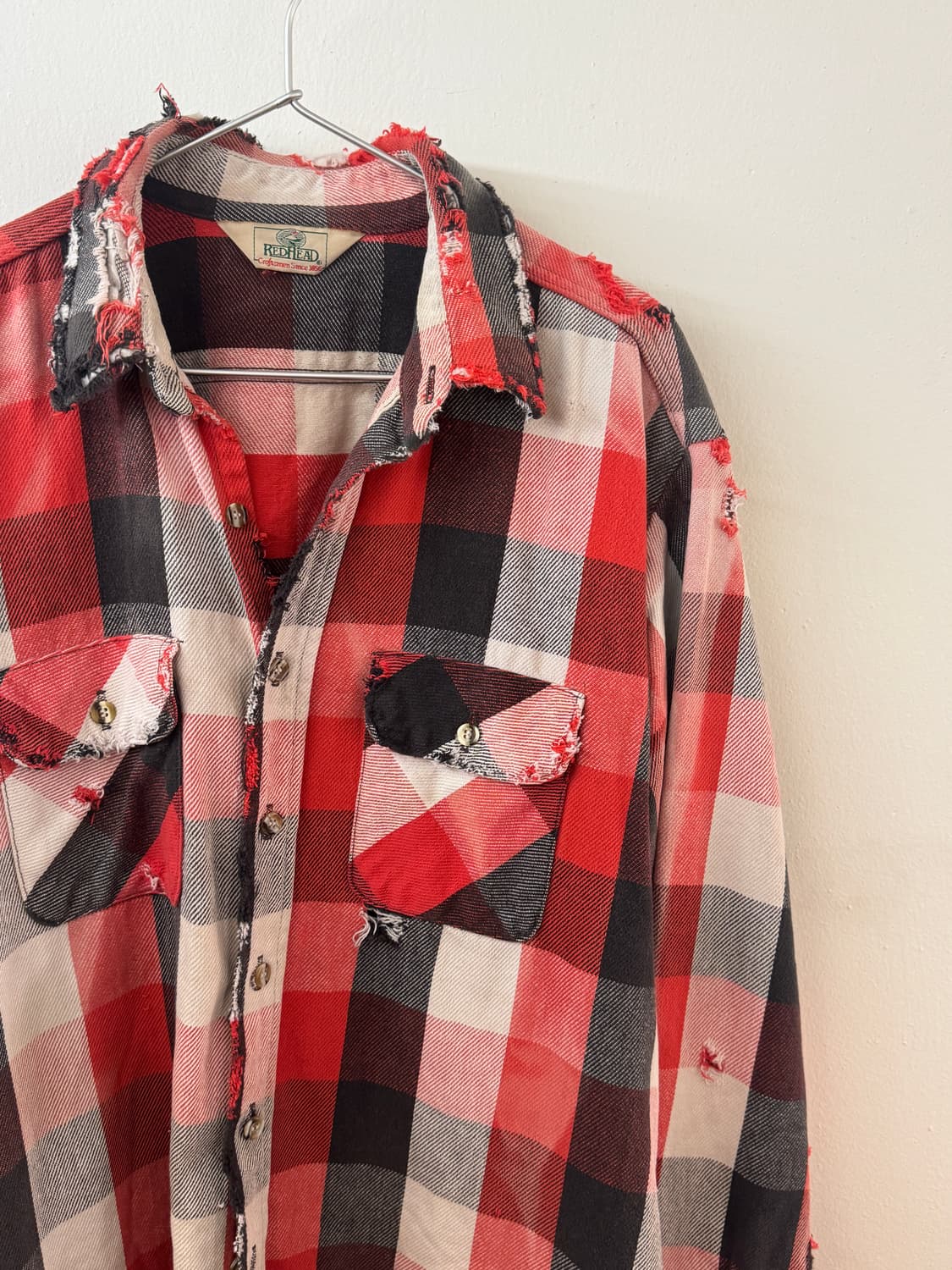 Hard faded 90s flannel button up shirt 상품이미지3