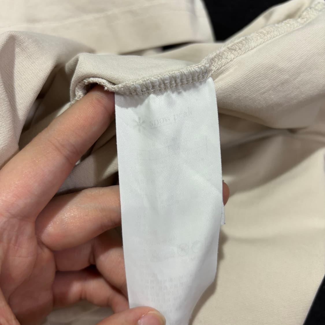95 스노우피크 아이보리 프린팅 반팔티 상품이미지6
