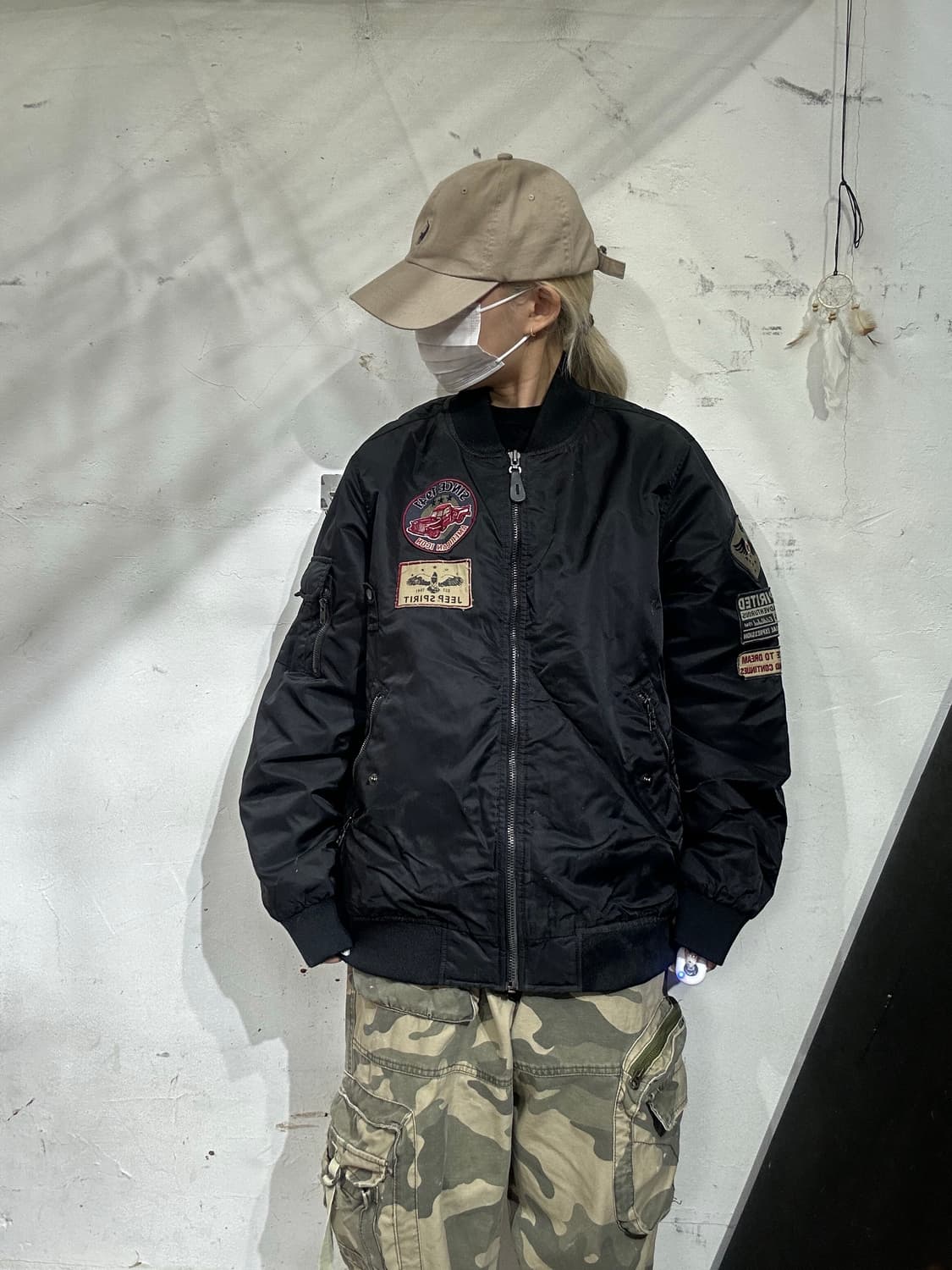 Jeep 지프 블랙 ma-1 마원 항공 잠바 L 상품이미지2