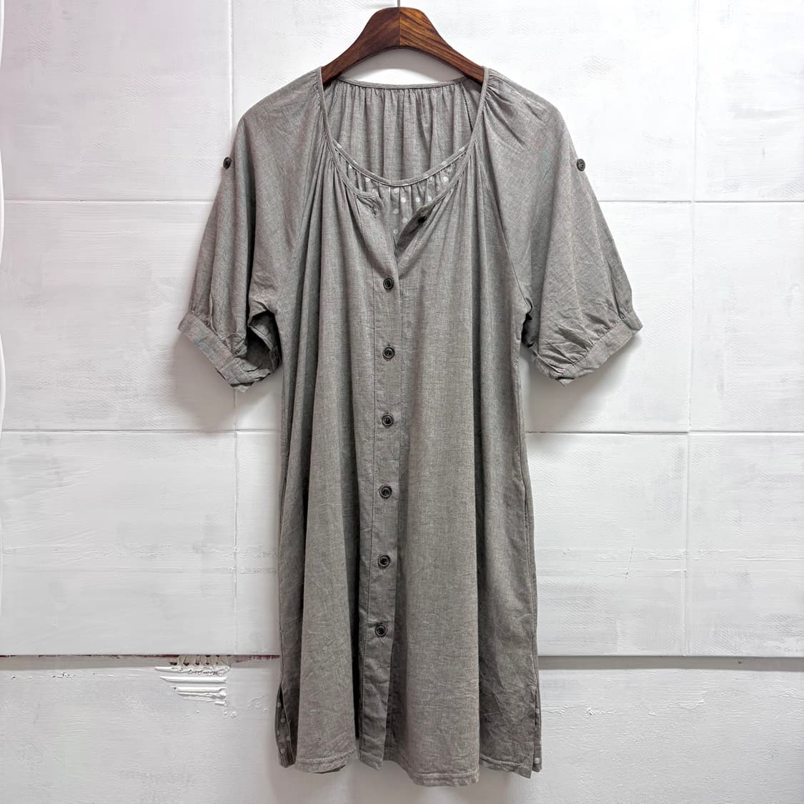 COKETT 도트 모리 하구미 레이어드 반팔 원피스 JPN 상품이미지2