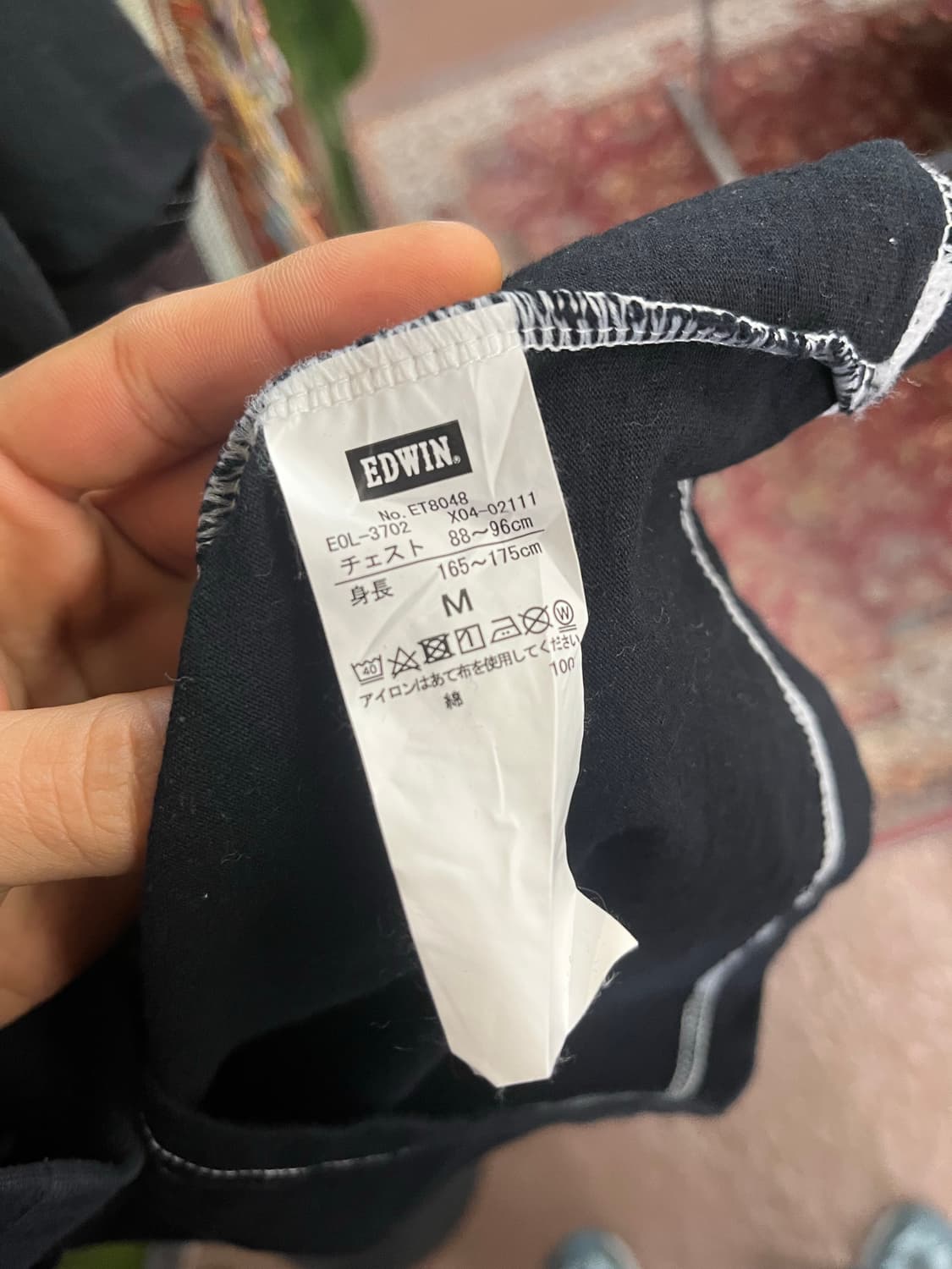 에드윈 백로고 스티치 반팔티 #csz834 상품이미지6