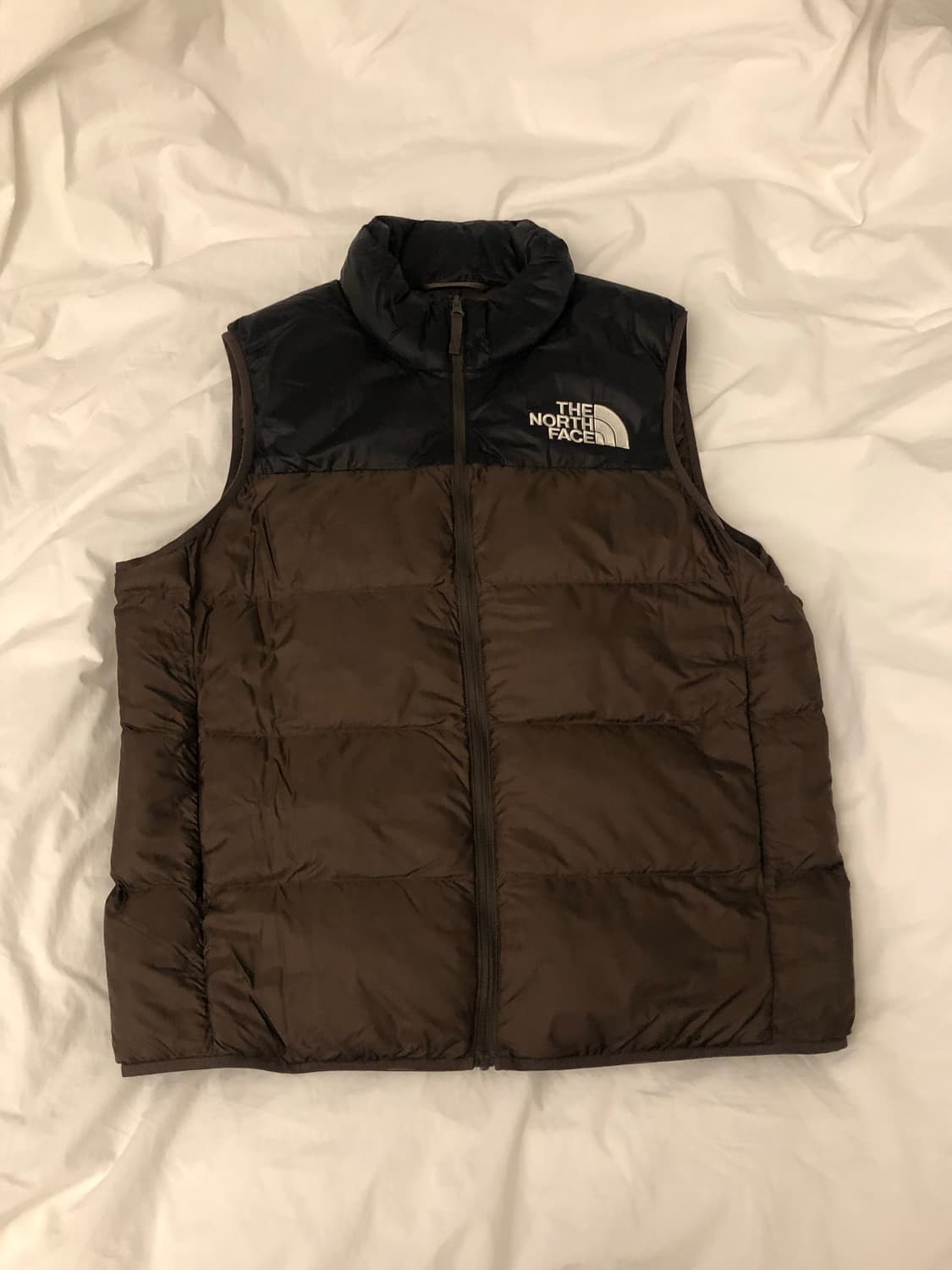 노스페이스 경량 패딩조끼 (brown,s size) 상품이미지1