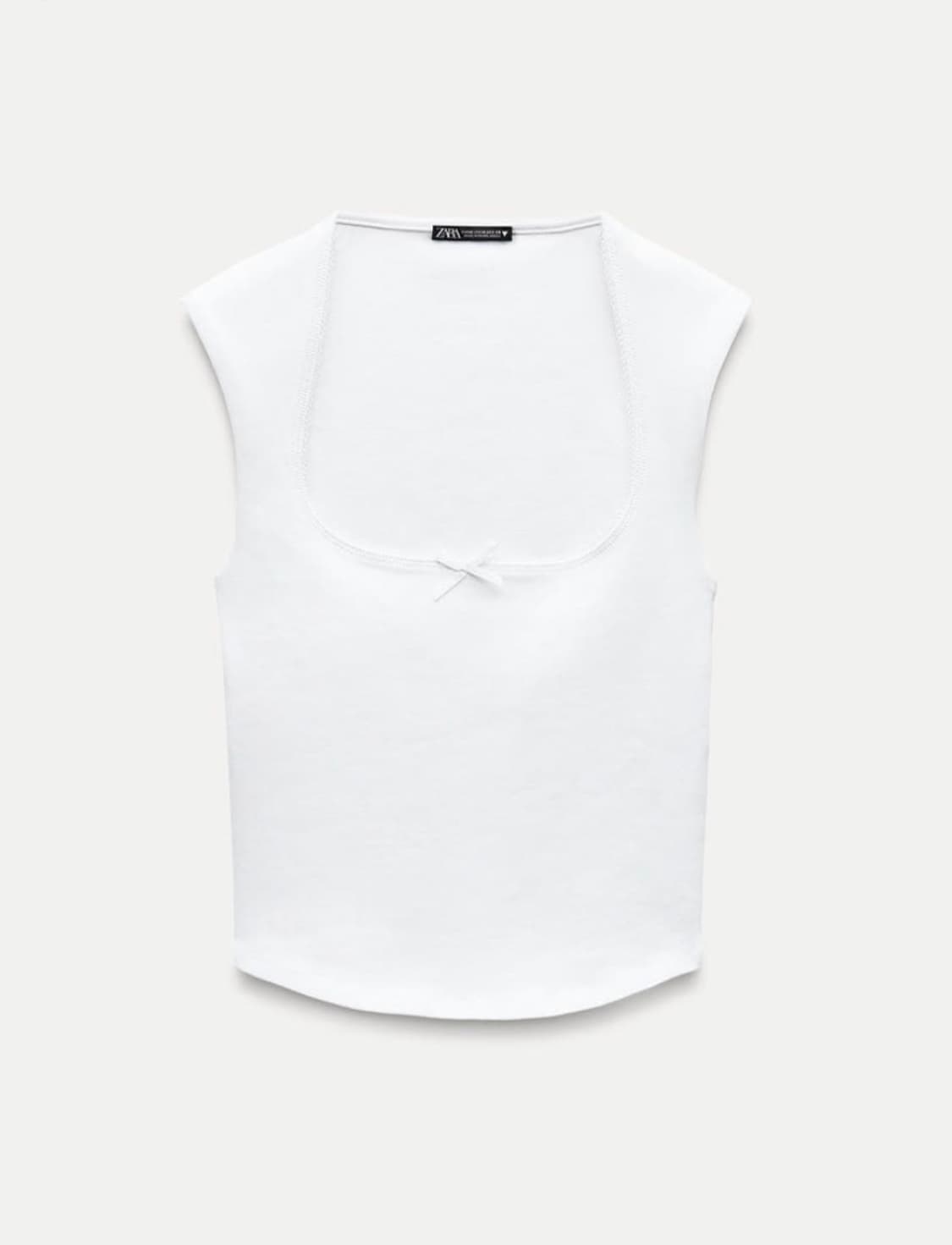 새상품) zara 자라 리본 레이스 트림탑  m 상품이미지3